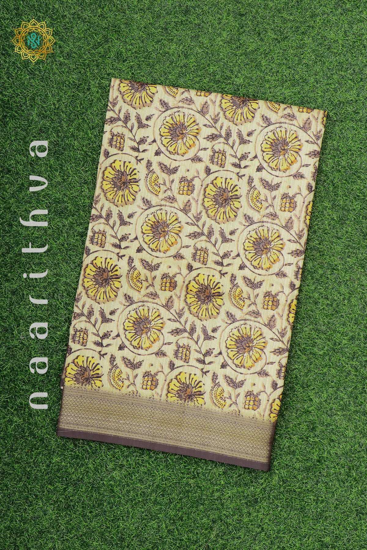 BEIGE WITH ELEPHANT GREY - KOTHA TUSSAR