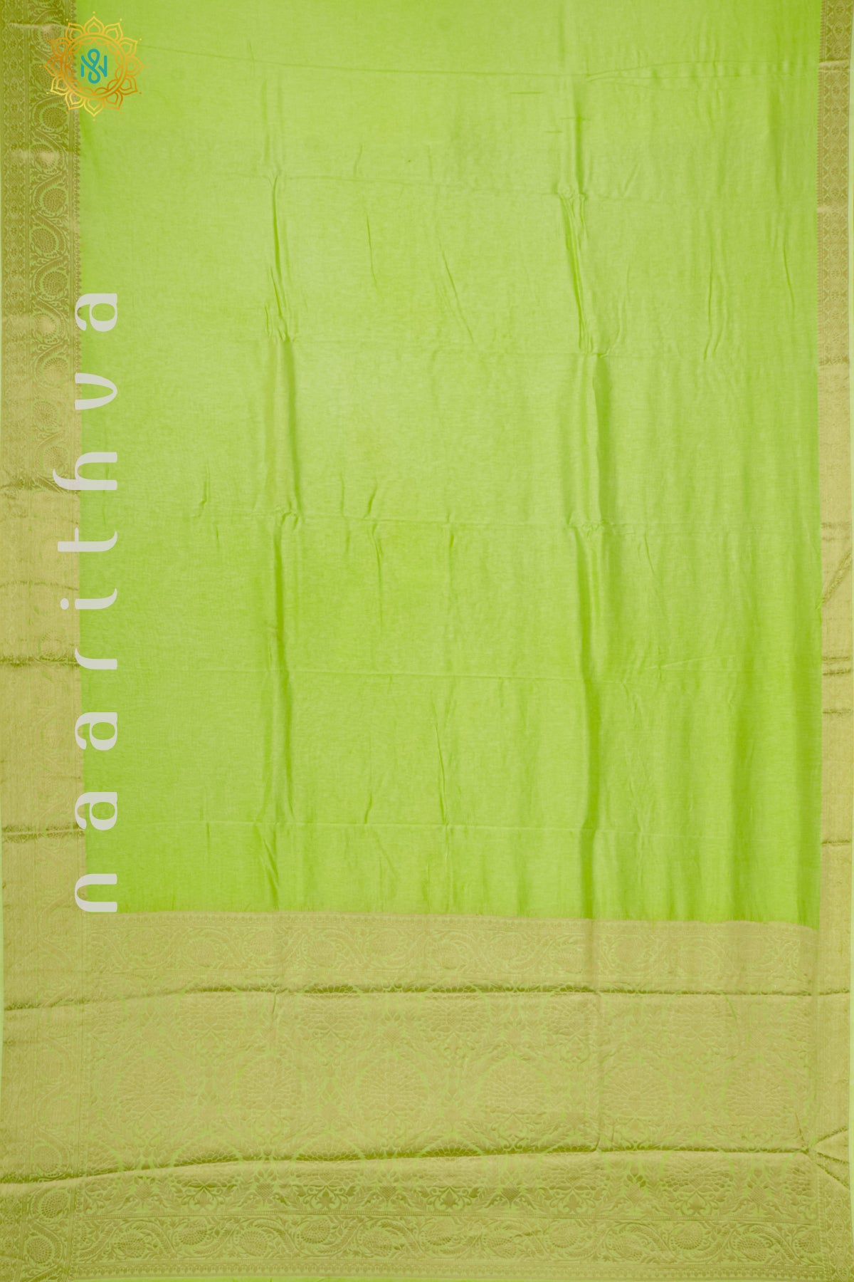 LIME GREEN - SEMI CREPE SILK