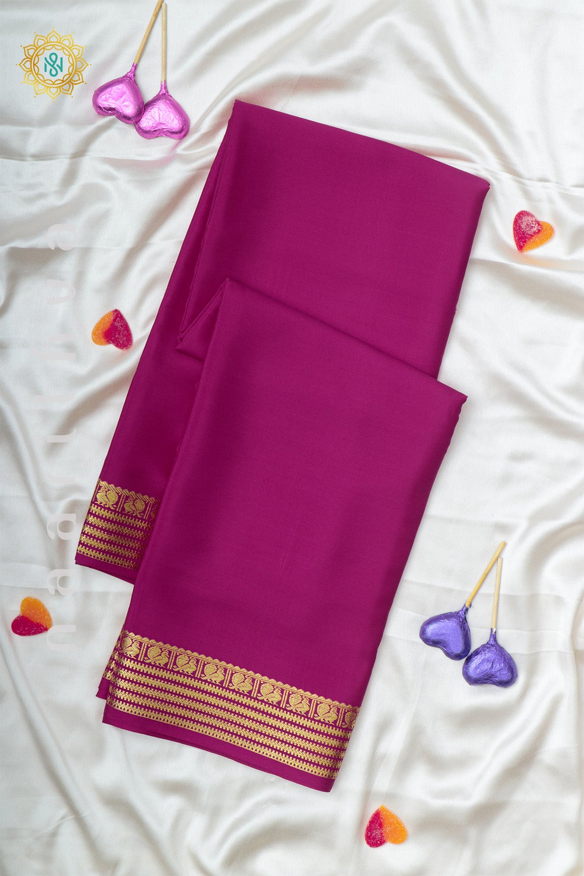 PINK - PURE MYSORE CREPE SILK