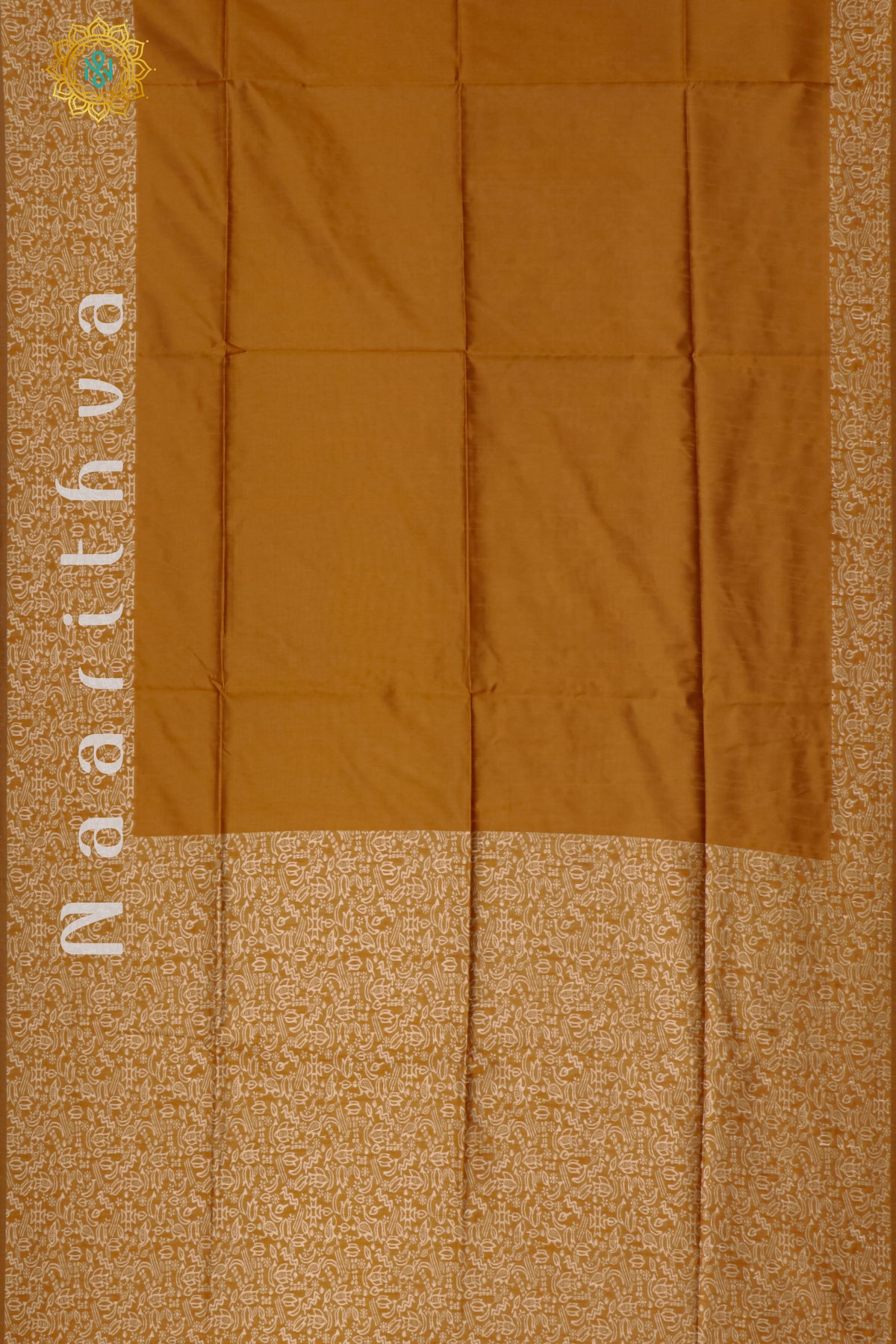 RUST ORANGE - POLY SILK COTTON