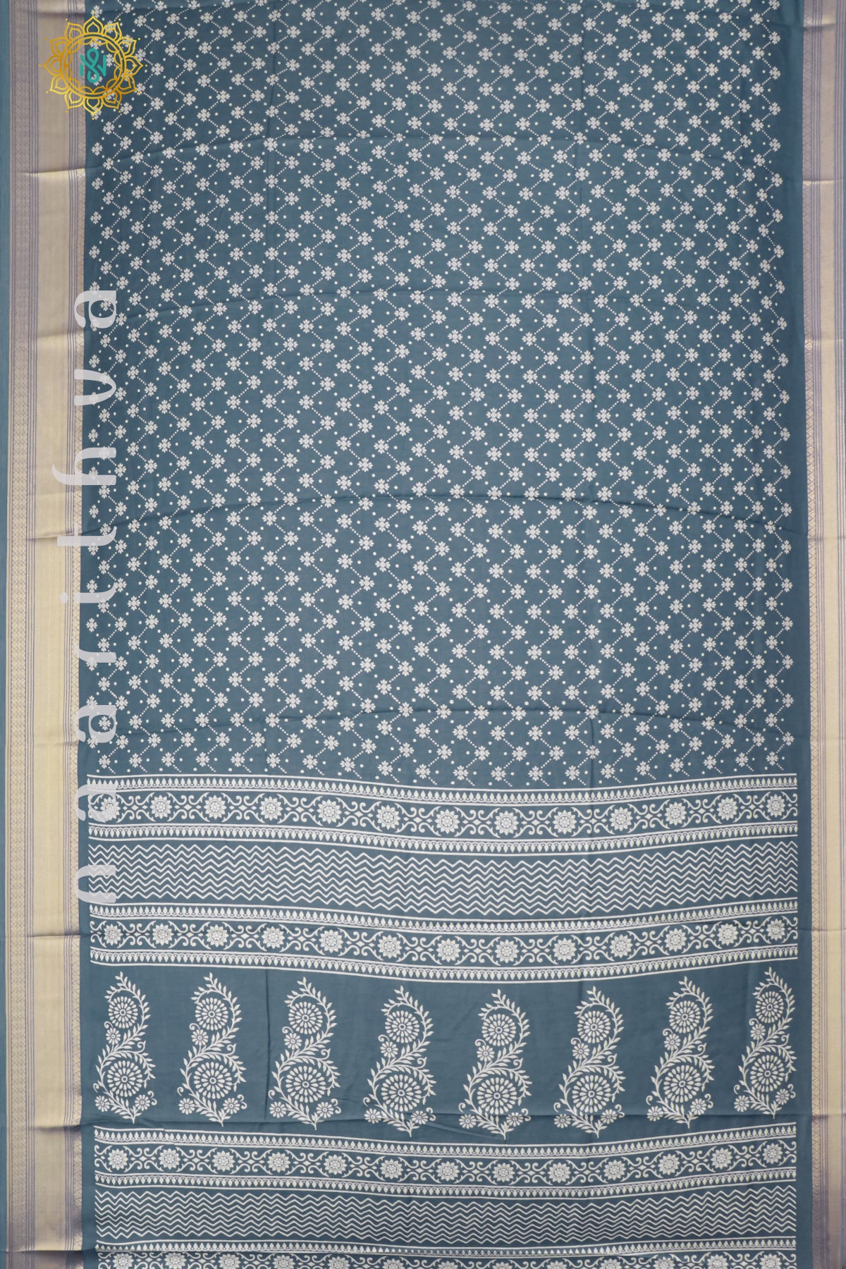 GREYISH BLUE - DOLA SILK