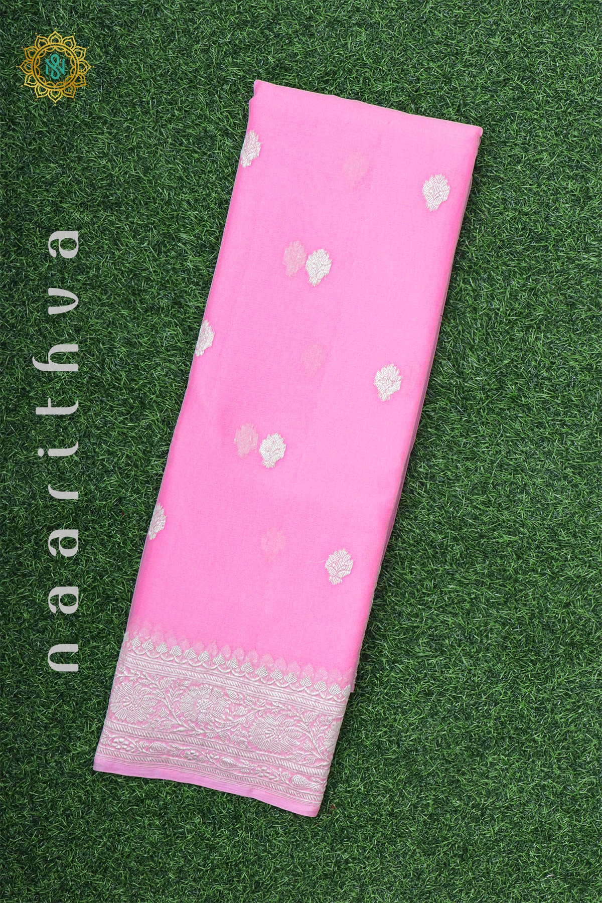 LIGHT PINK - PURE BANARASI CHIFFON