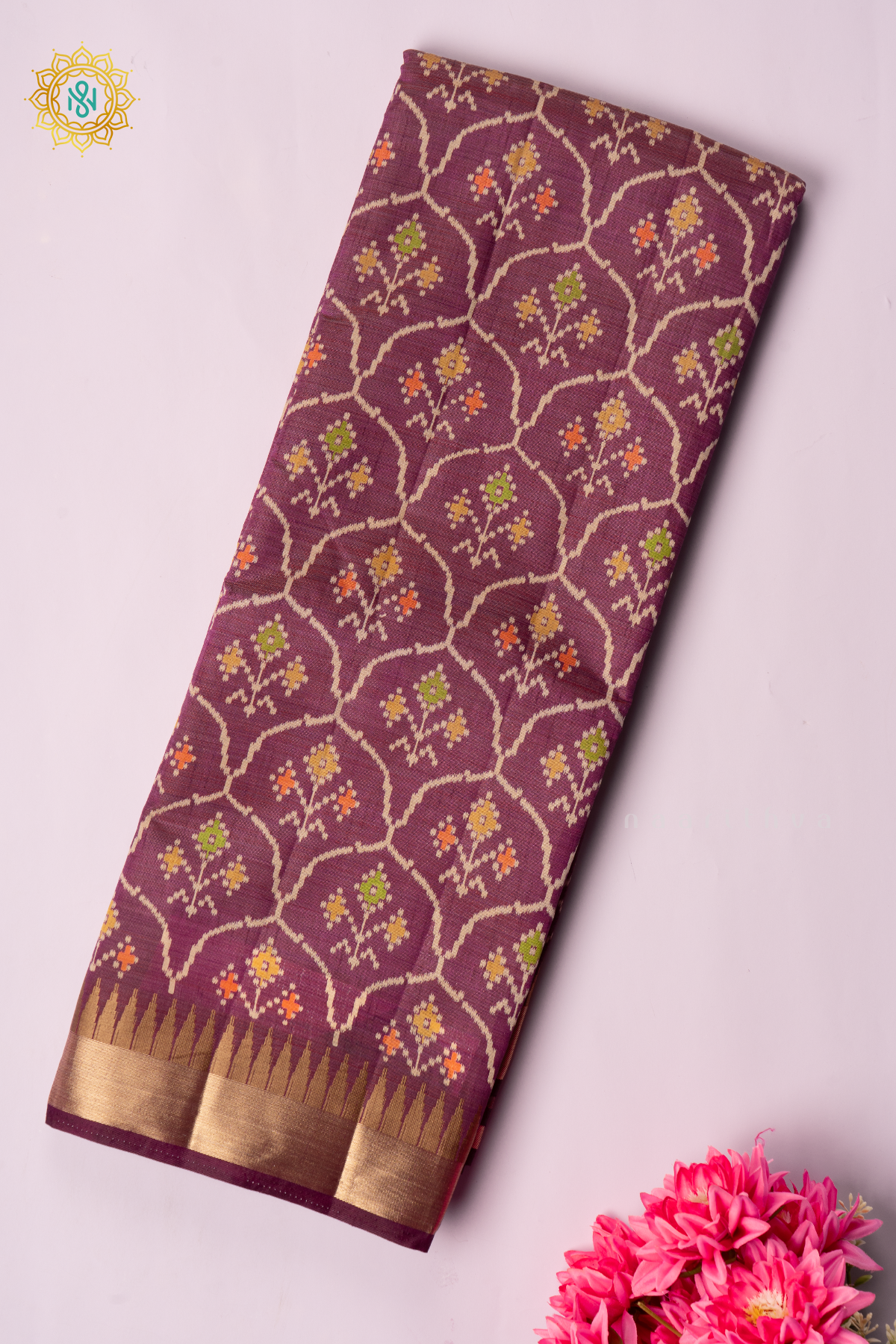 WINE - SEMI TUSSAR SILK