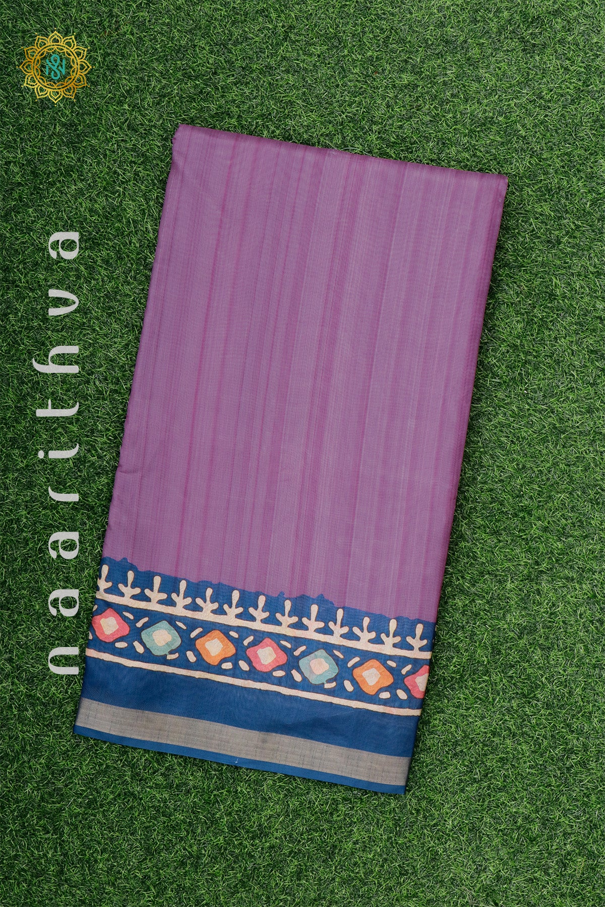 LAVENDER WITH BLUE - DOLA SILK