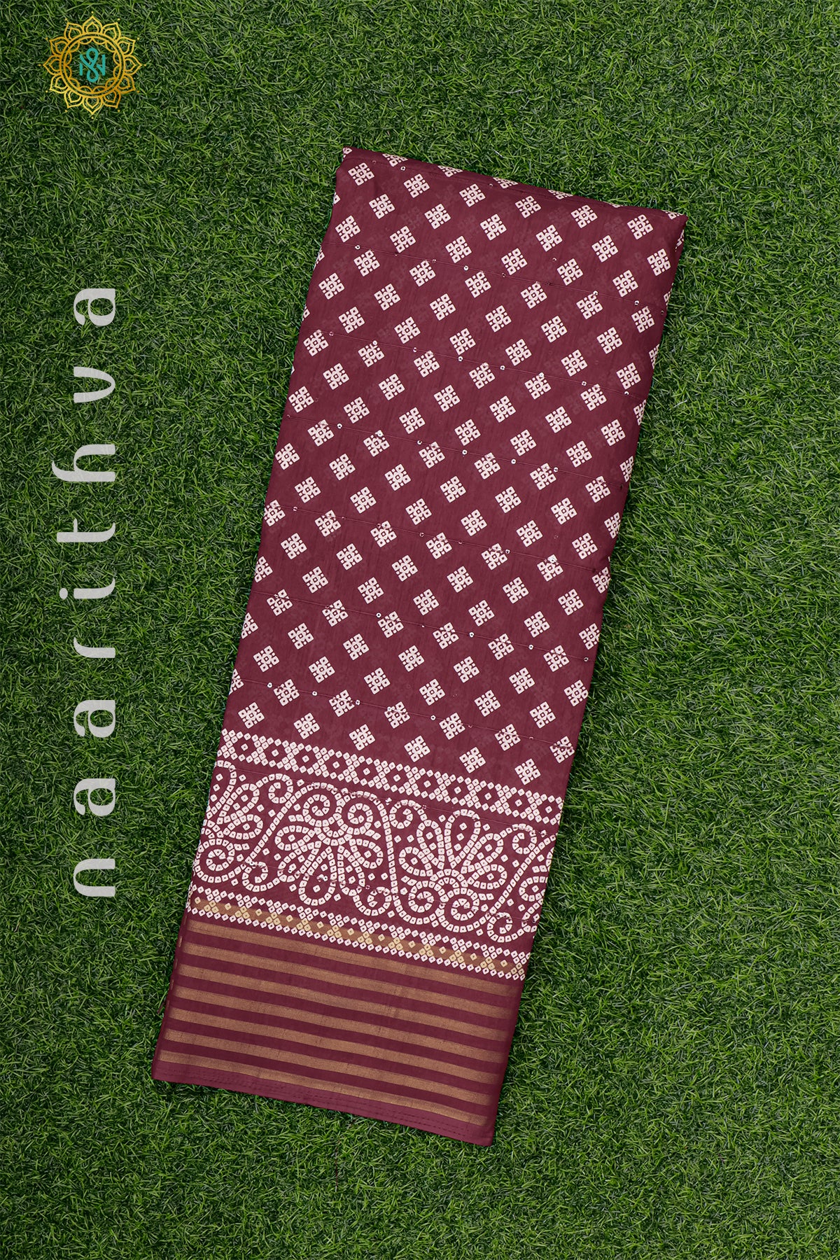 MAROON - DOLA SILK