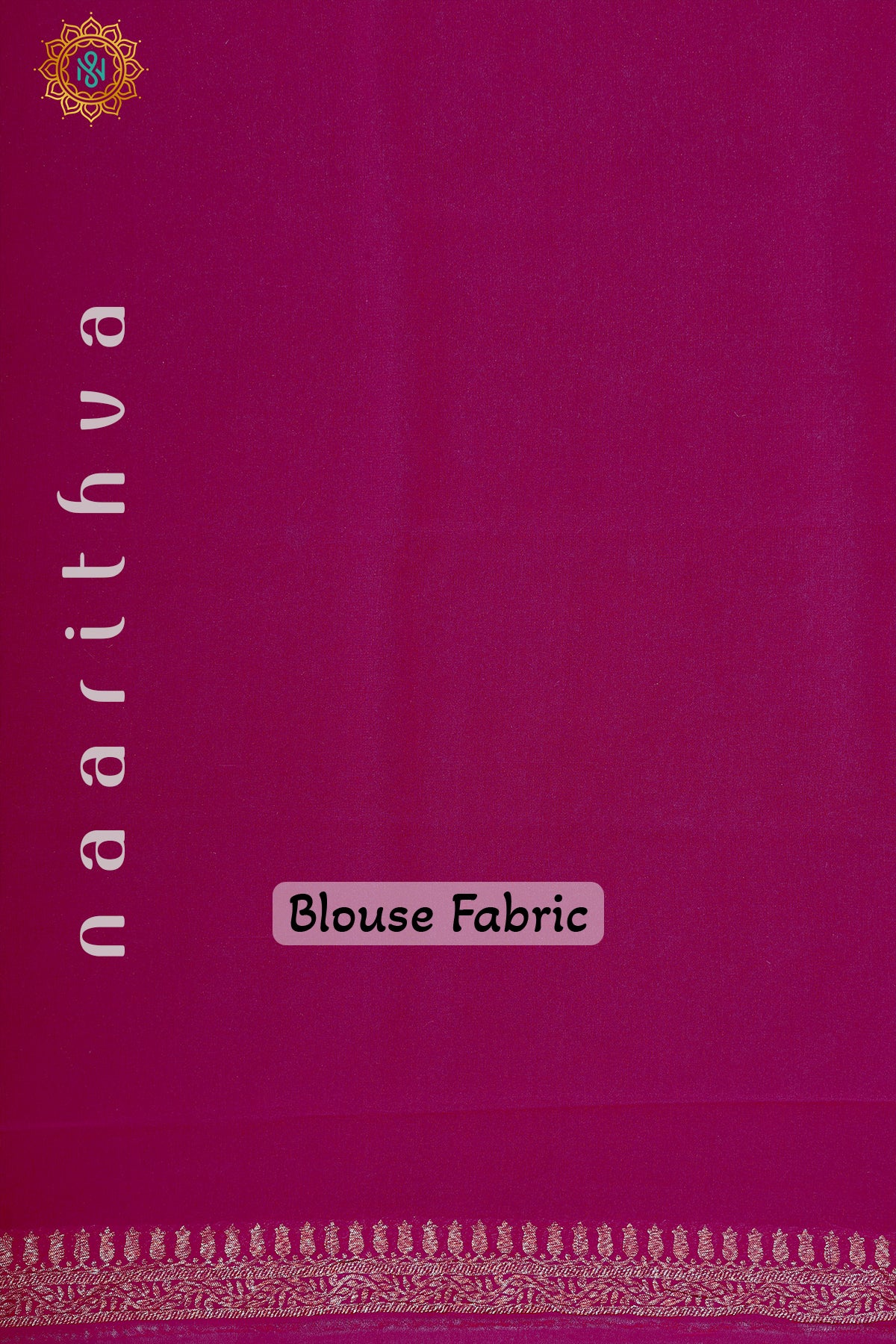 BLUE WITH PINK - PURE HANDLOOM KHADDI GEORGETTE BANARAS