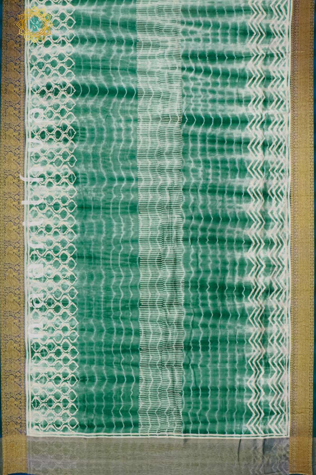 GREEN - CHANDERI SILK COTTON