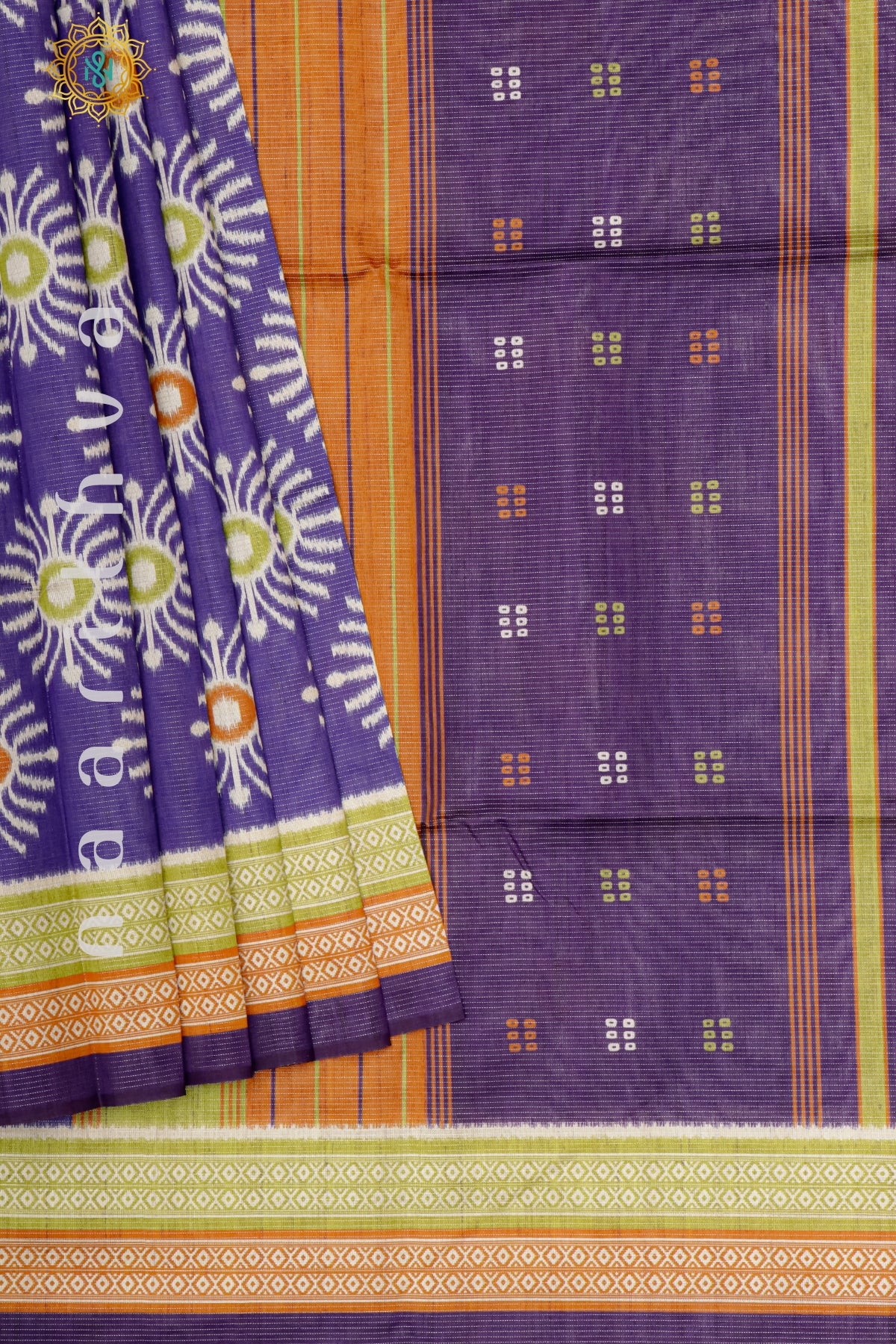 PURPLE - SEMI TUSSAR SILK