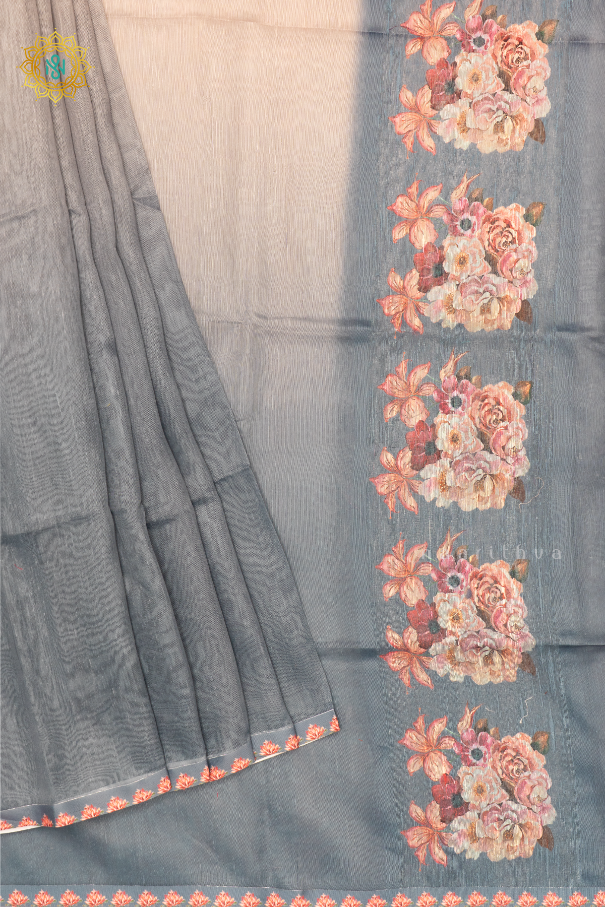 DUAL SHADE OF GREY - LINEN BY COTTON