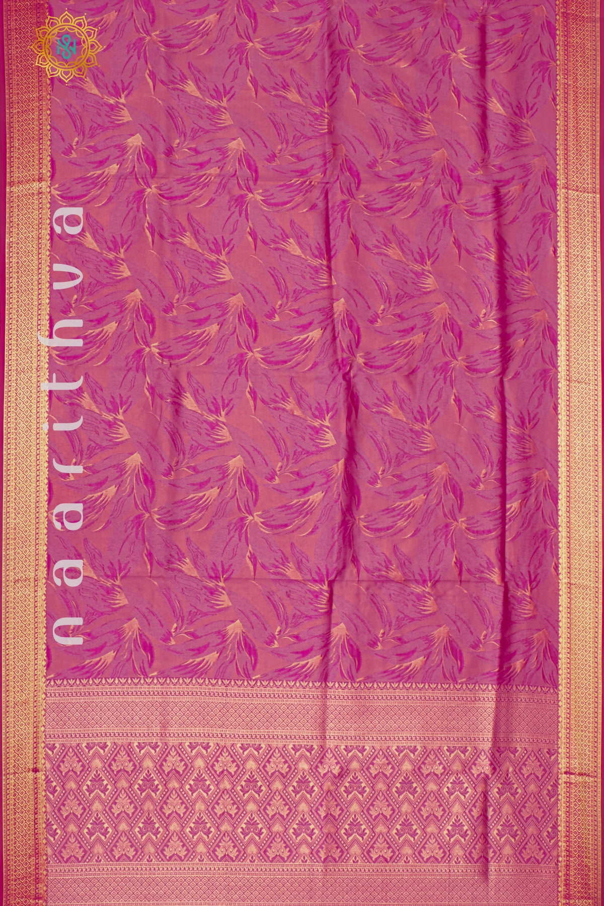 RANI PINK - SEMI TISSUE SILK