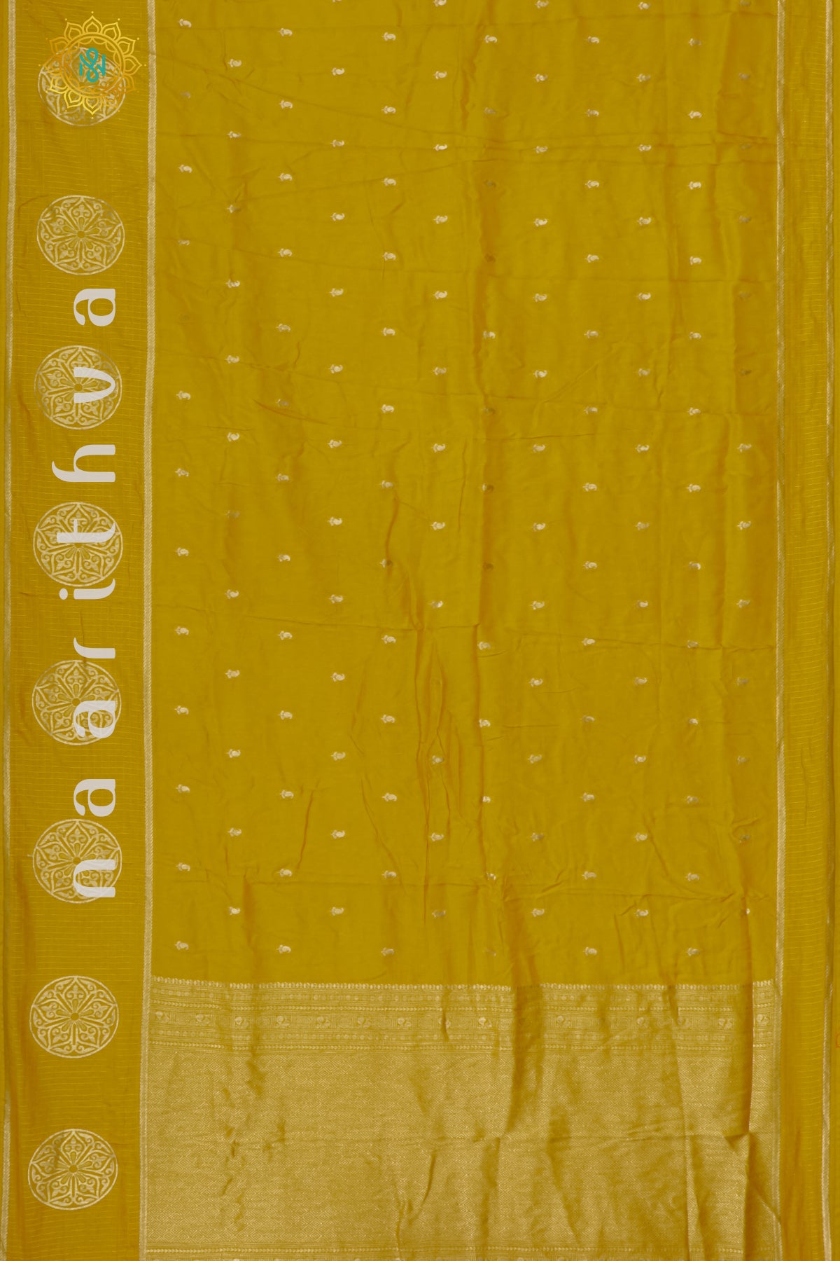 YELLOW WITH RED - DOLA SILK