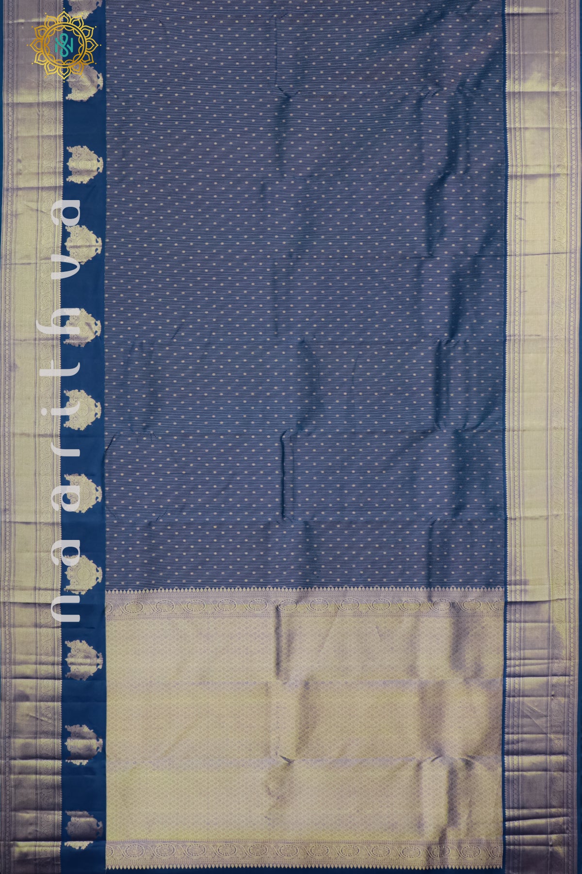 NAVY BLUE - PURE KANJIVARAM SILK