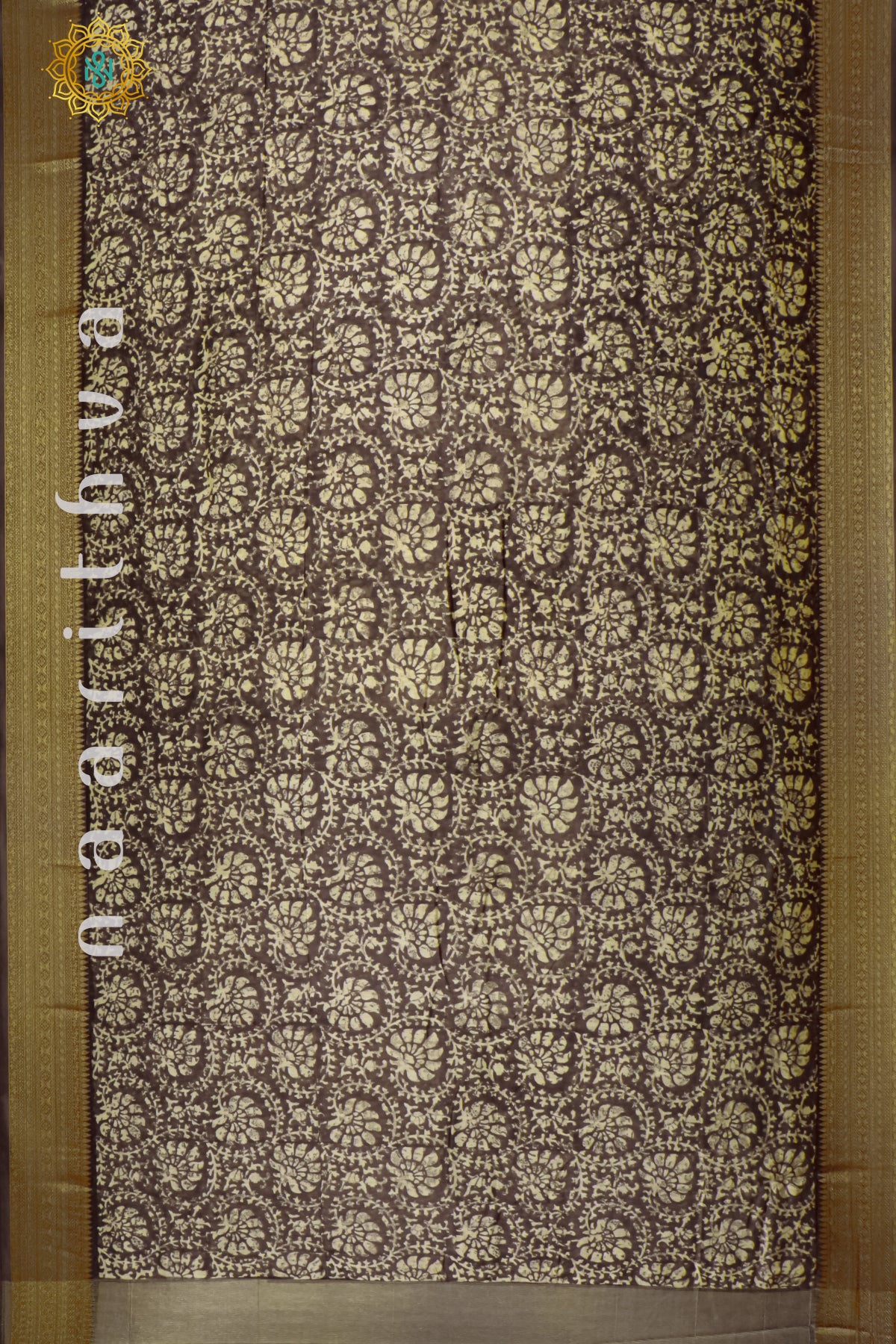 BROWN - CHANDERI SILK COTTON