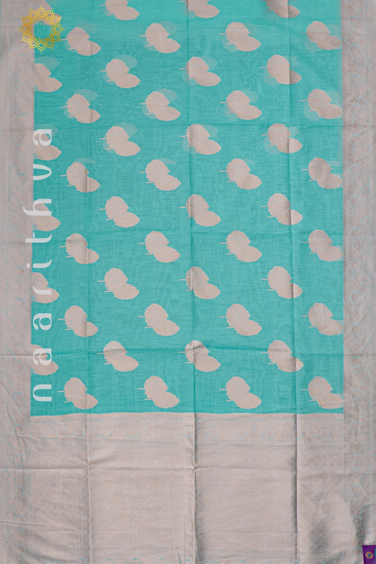 AQUA BLUE - SILK COTTON