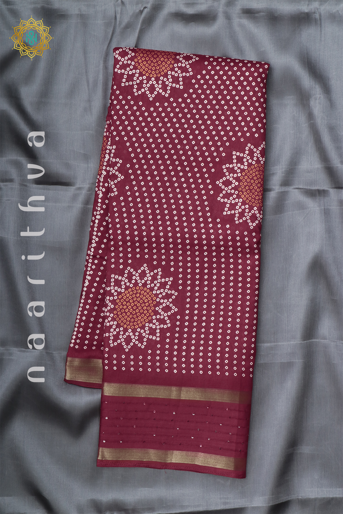 MAROON - DOLA SILK