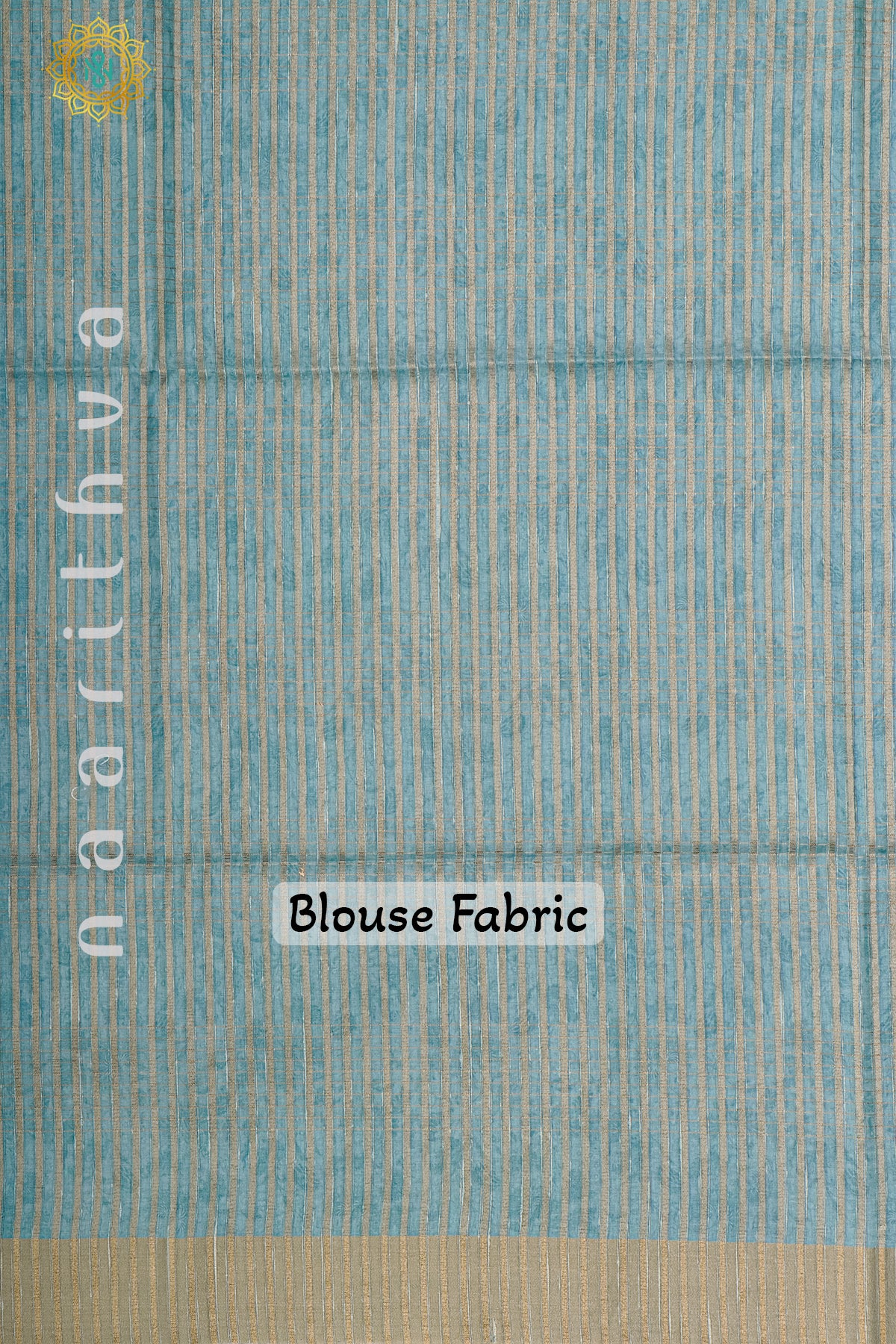 AQUA GREEN - SEMI TUSSAR SILK