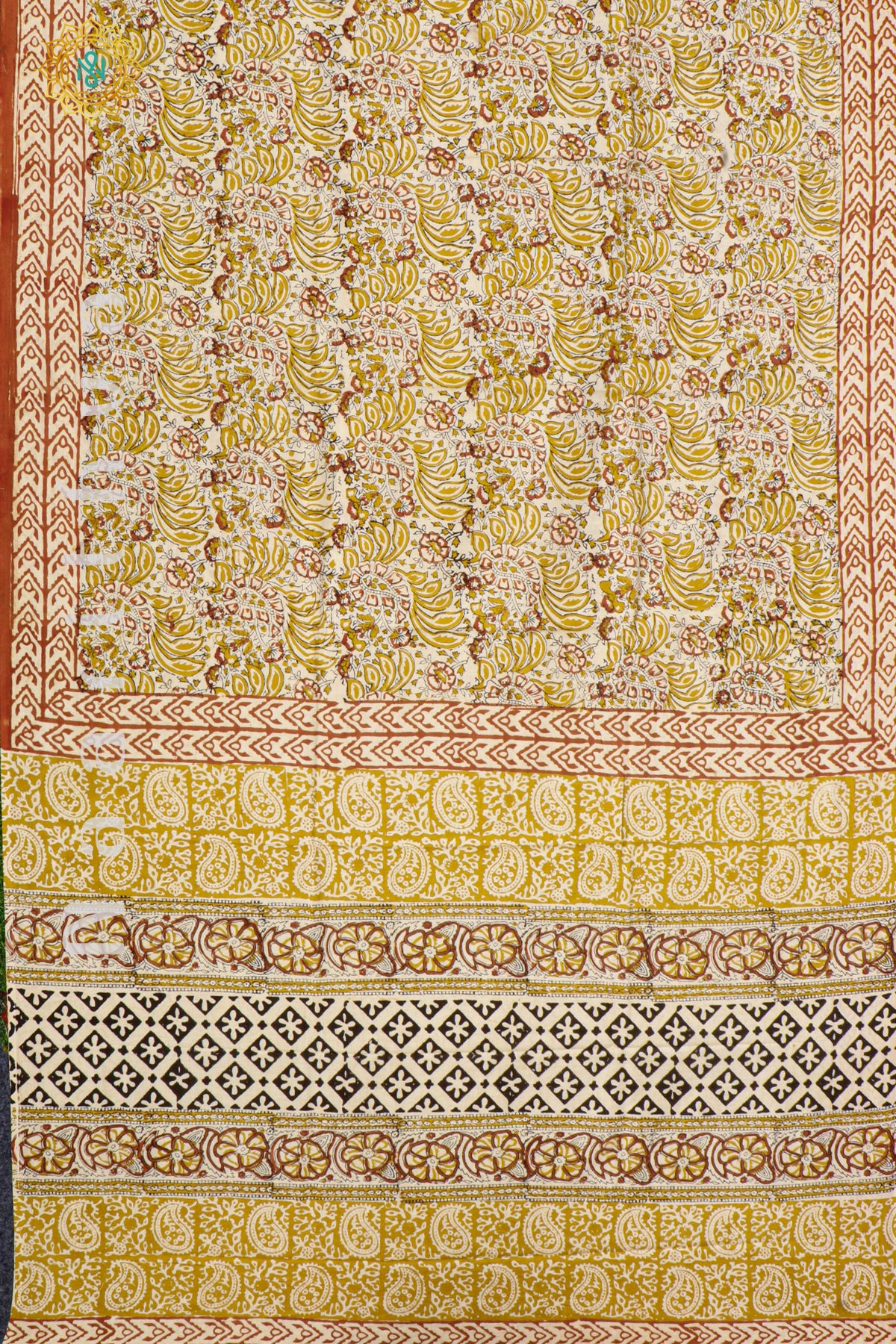 YELLOW WITH RED - MUL COTTON