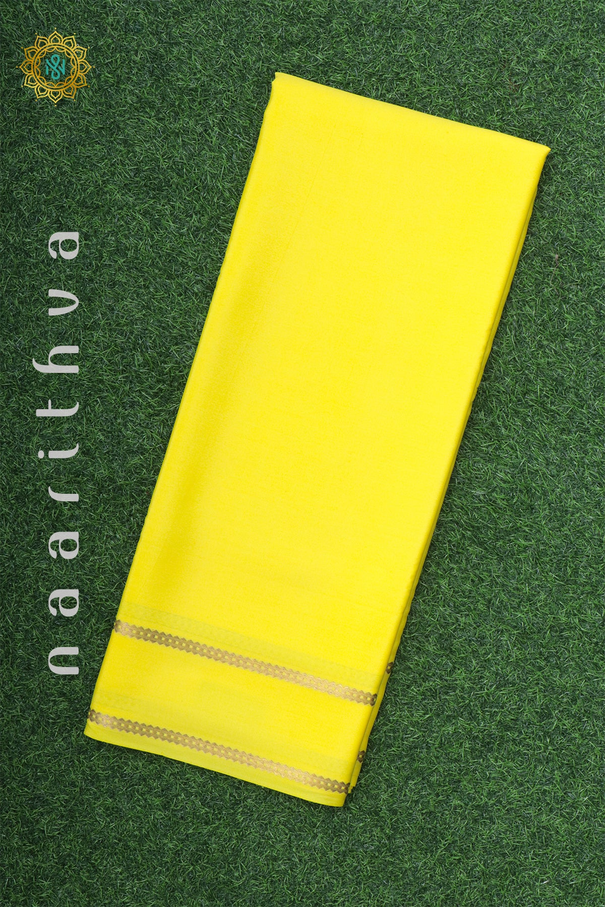 YELLOW - PURE MYSORE CREPE SILK