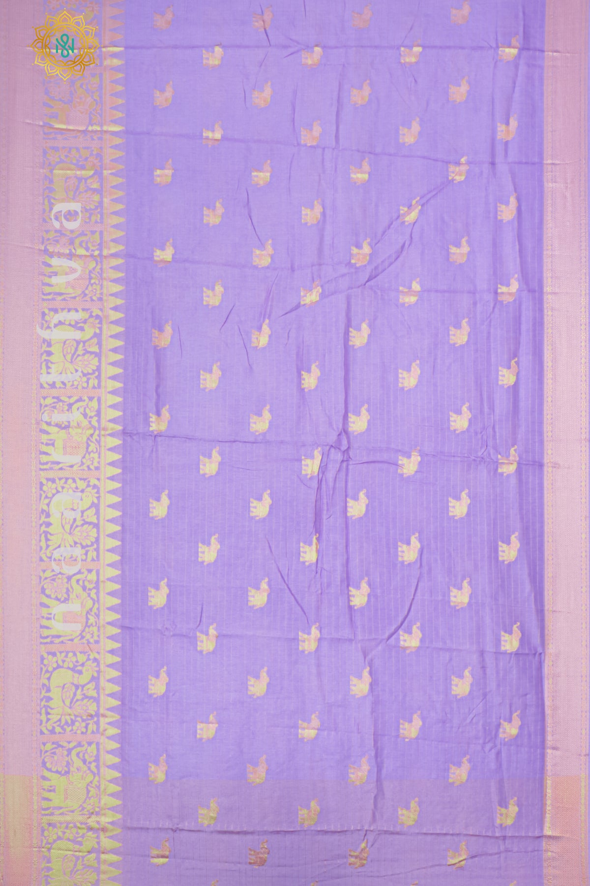 LAVENDER WITH PURPLE - DOLA SILK