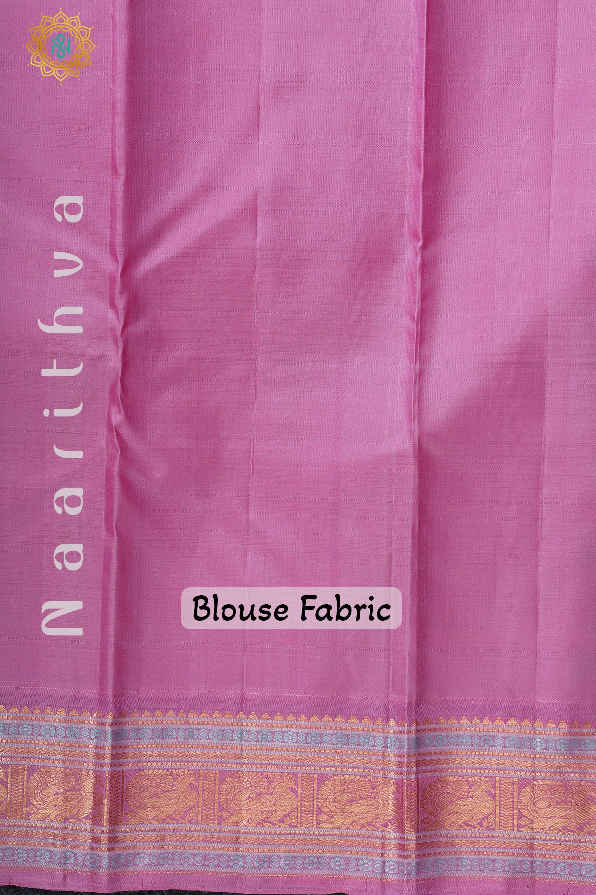 PISTA GREEN WITH PINK & BLUE - PURE KANJIVARAM SILK