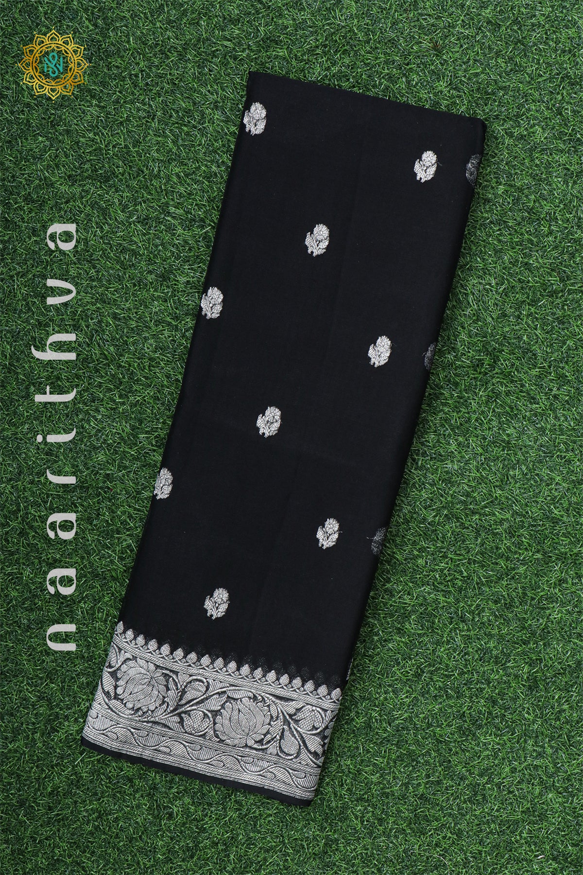 BLACK - PURE BANARASI CHIFFON