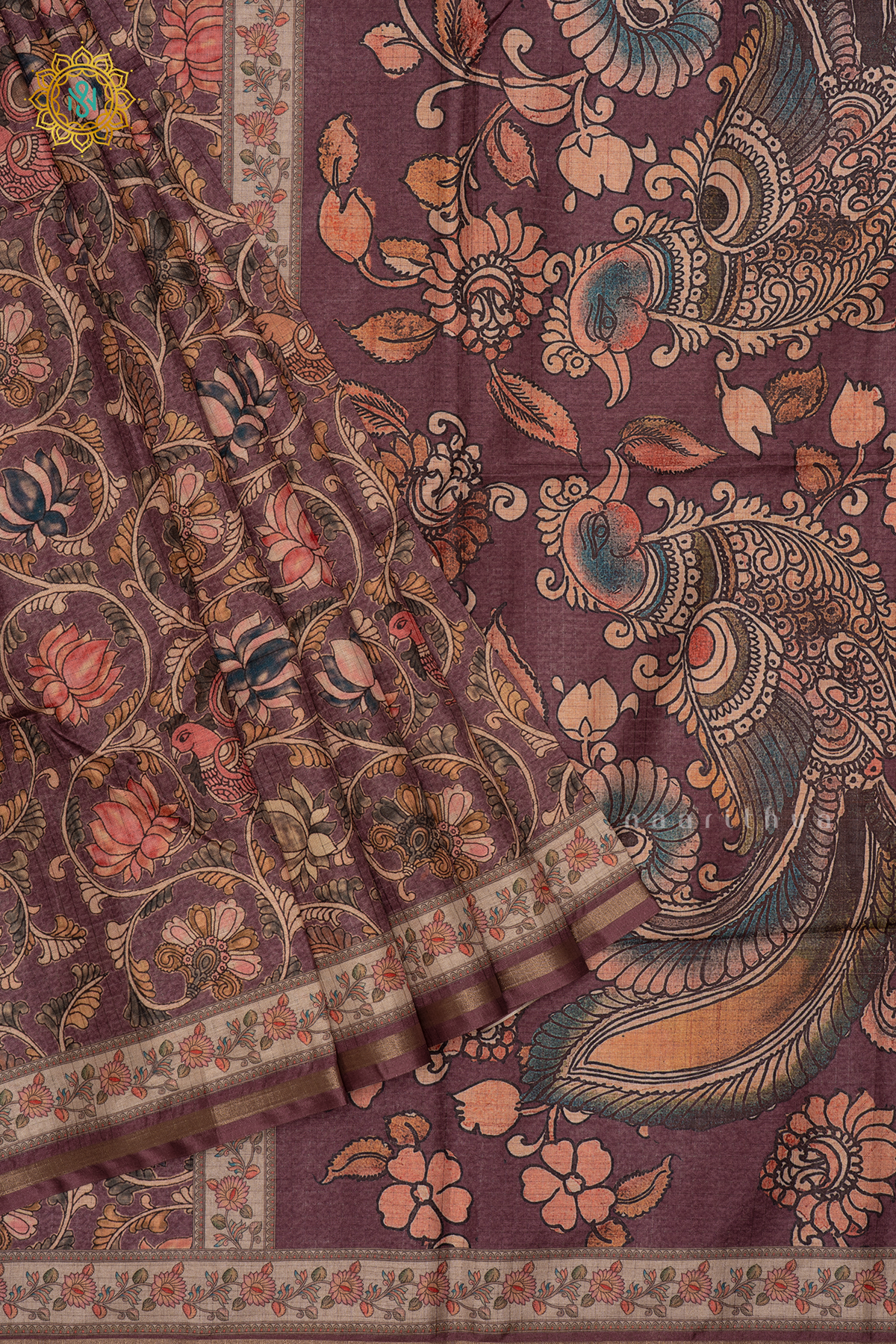 ROUGE PINK - SEMI TUSSAR SILK SAREE