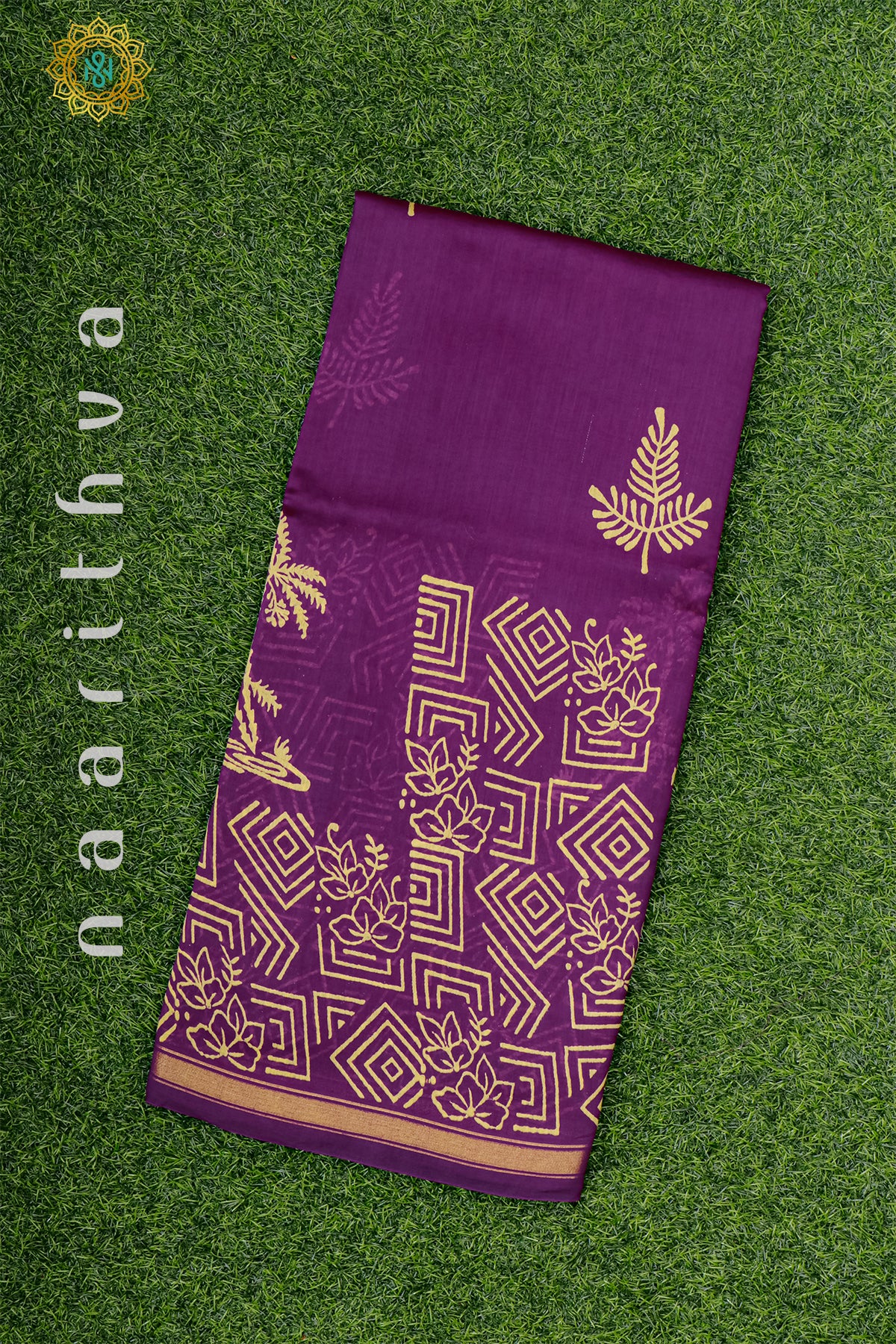 PURPLE - CHANDERI  COTTON