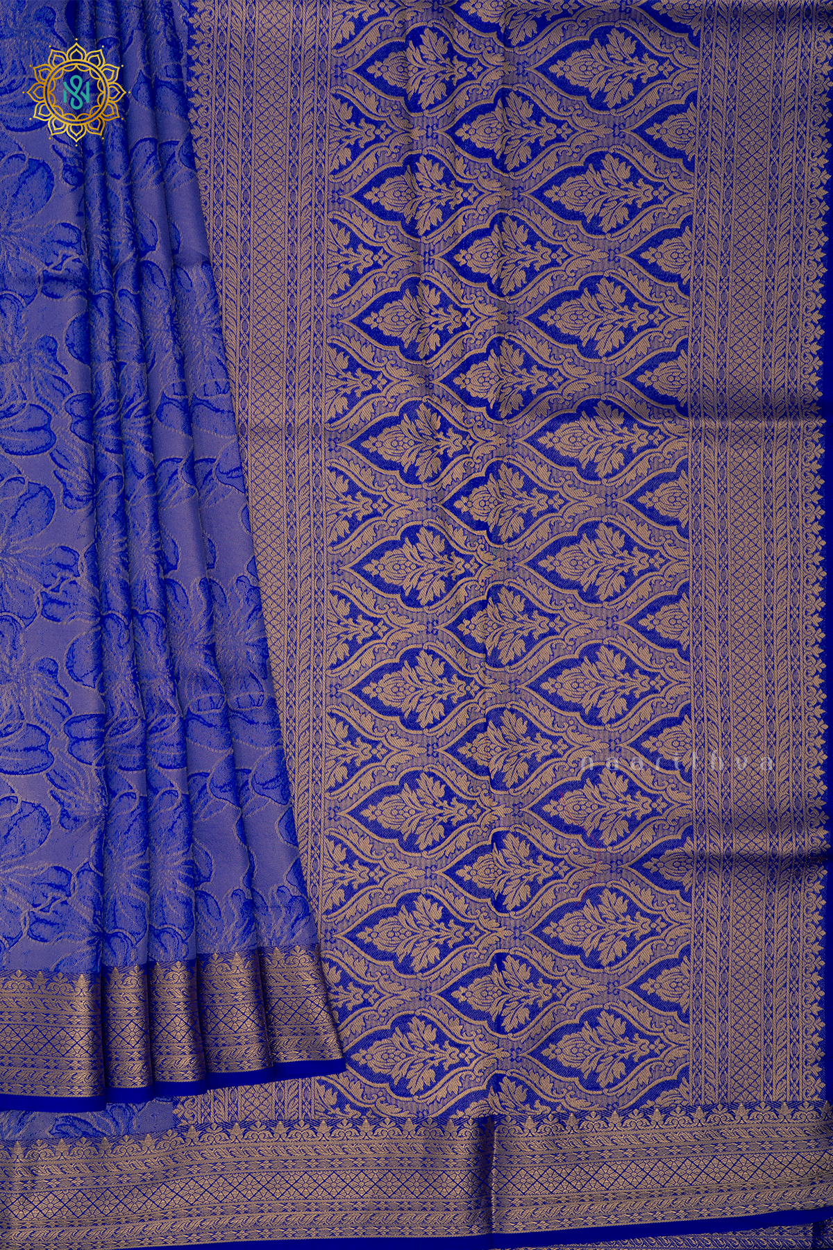 ROYAL BLUE WITH PINK - SEMI TISSUE