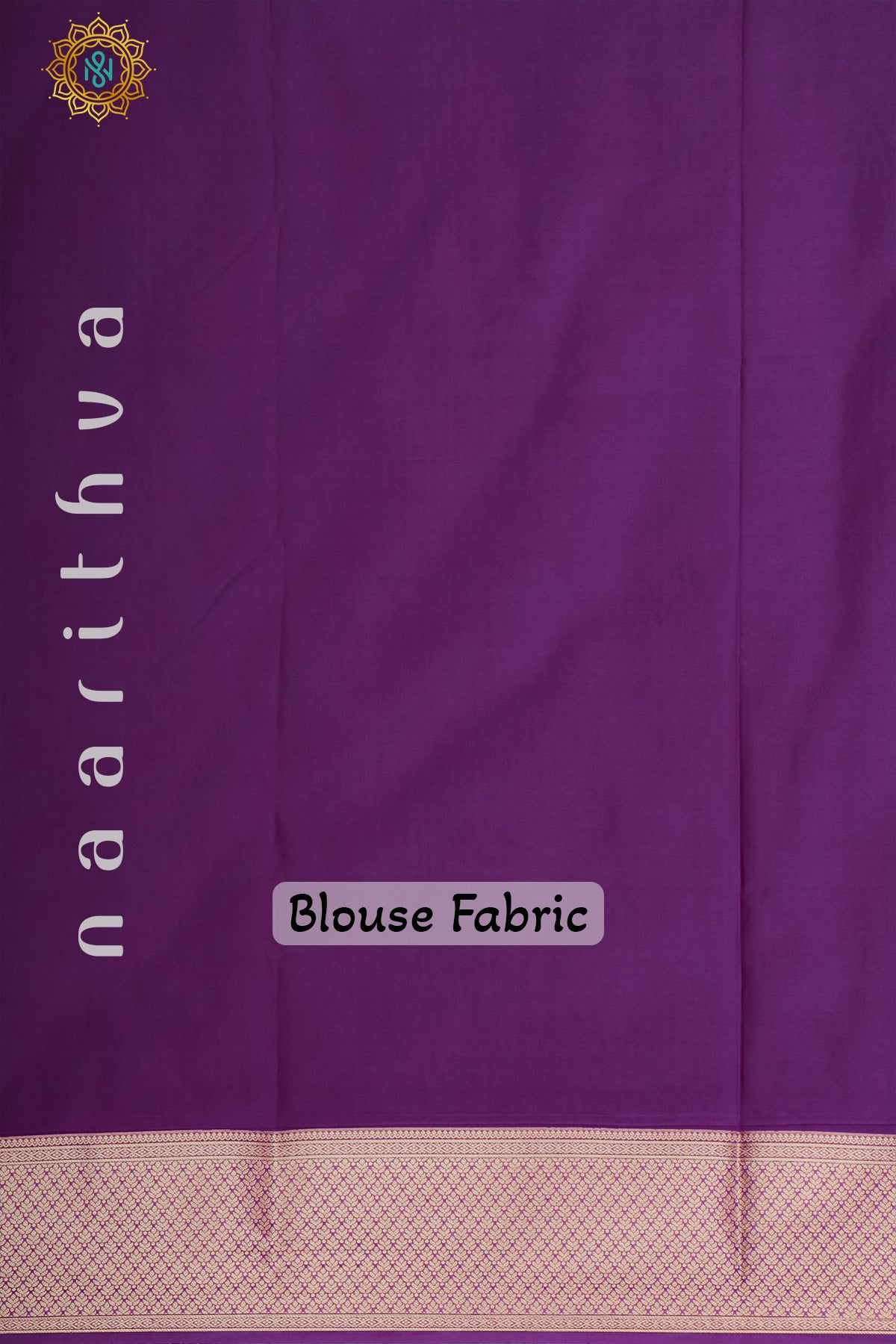 CYAN GREEN WITH PURPLE - SEMI CREPE GEORGETTE