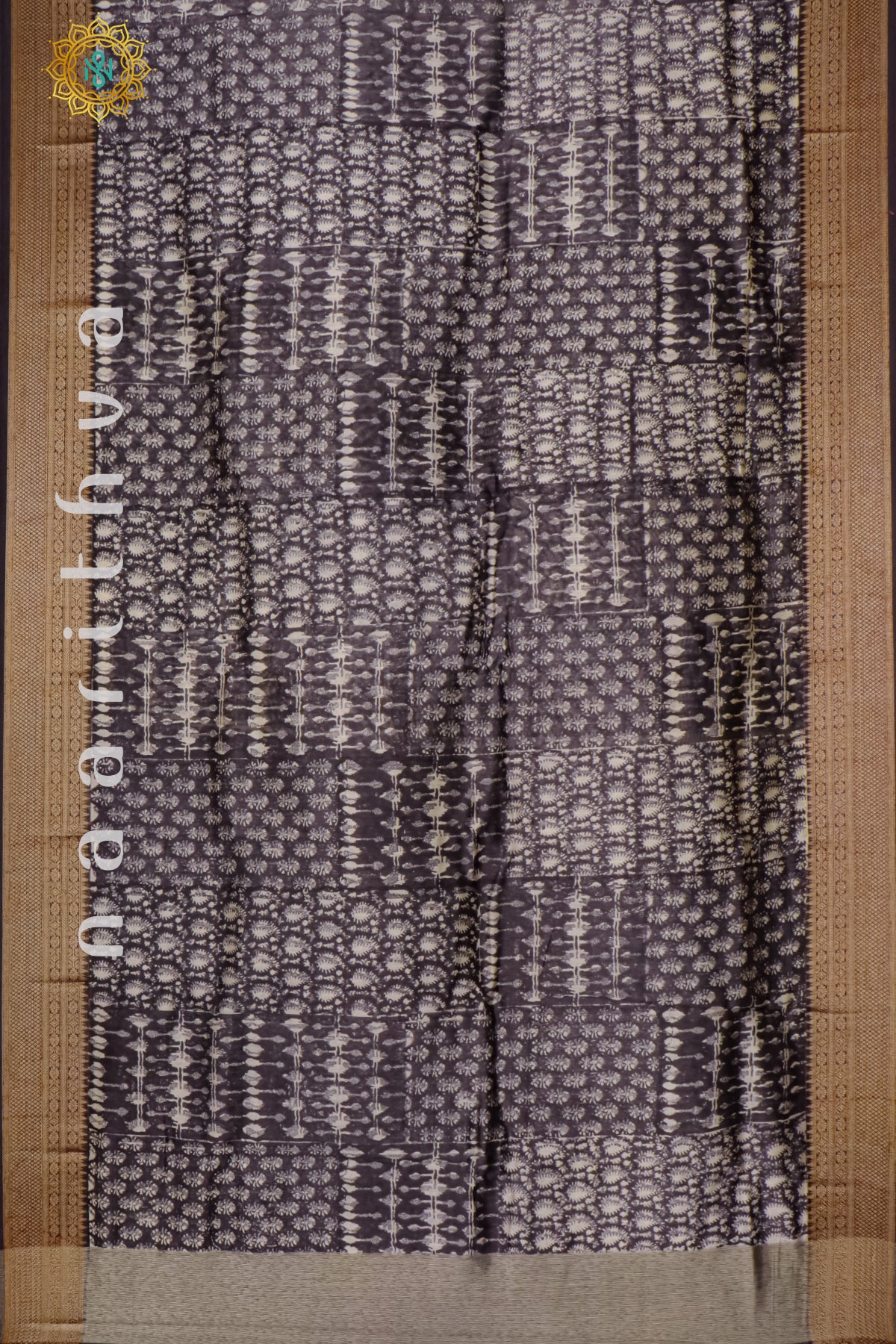 BLACK - CHANDERI SILK COTTON