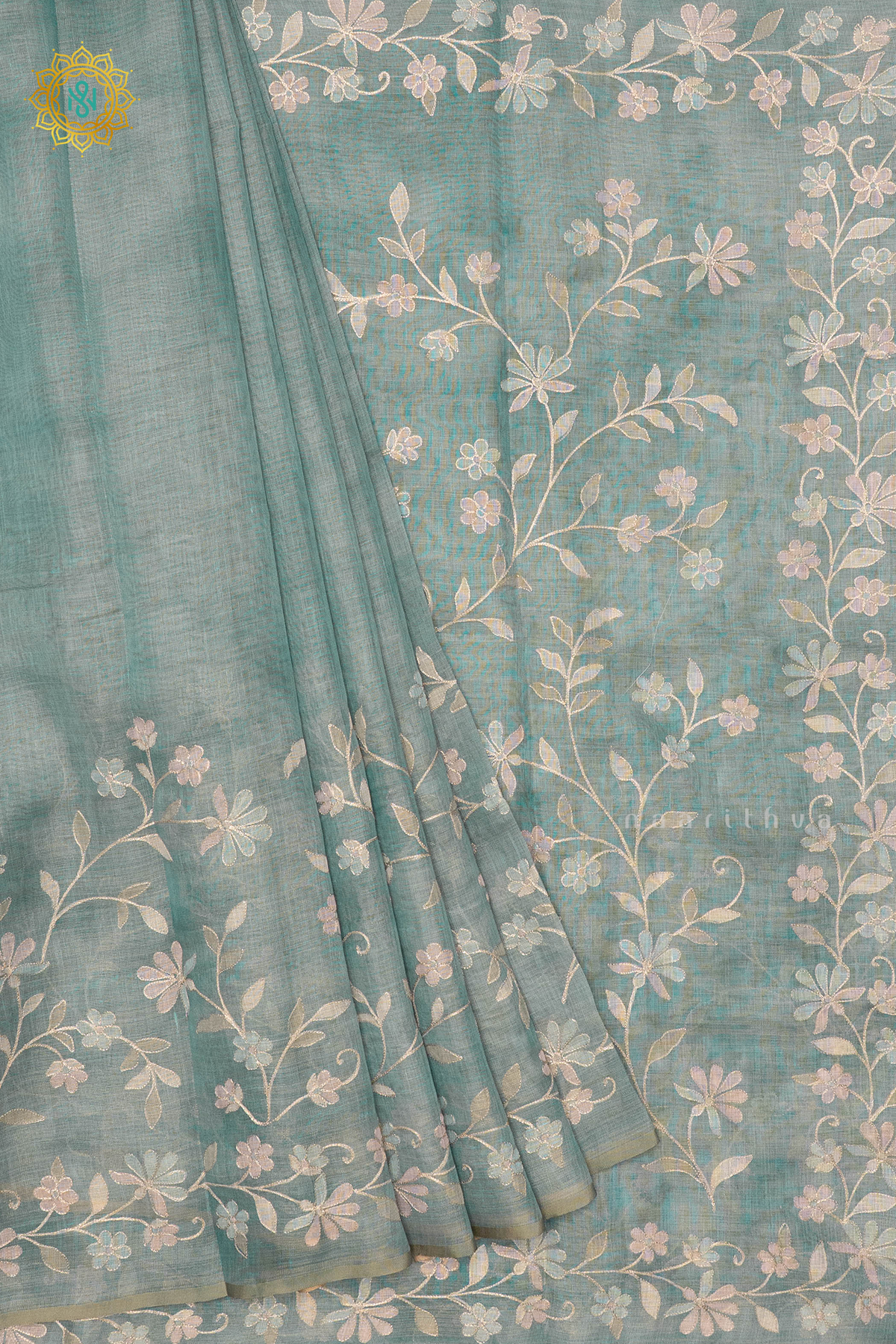 AQUA BLUE - LINEN TISSUE