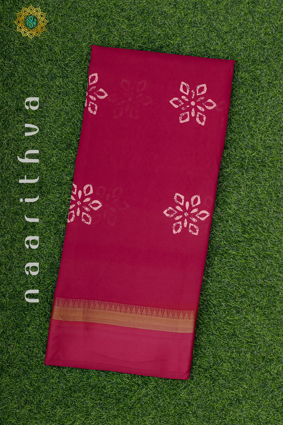 PINKISH RED - SEMI GEORGETTE