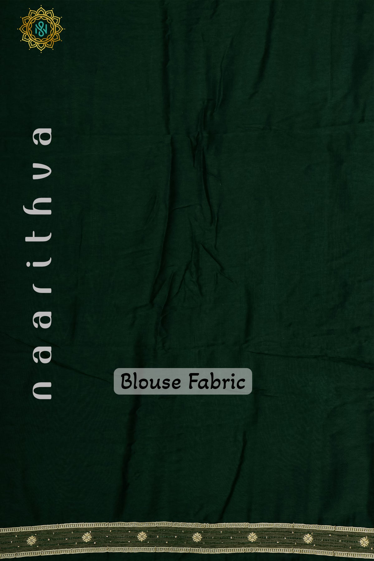 PARROT GREEN WITH GREEN - DOLA SILK