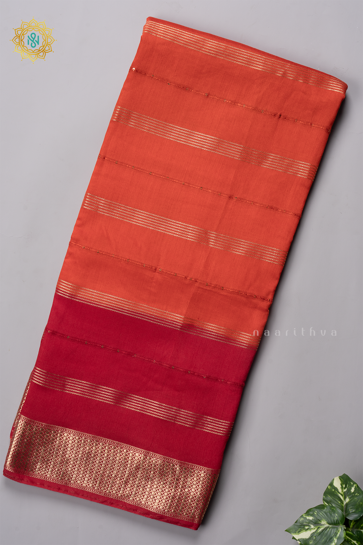 ORANGE WITH PINK - BUTTER CREPE