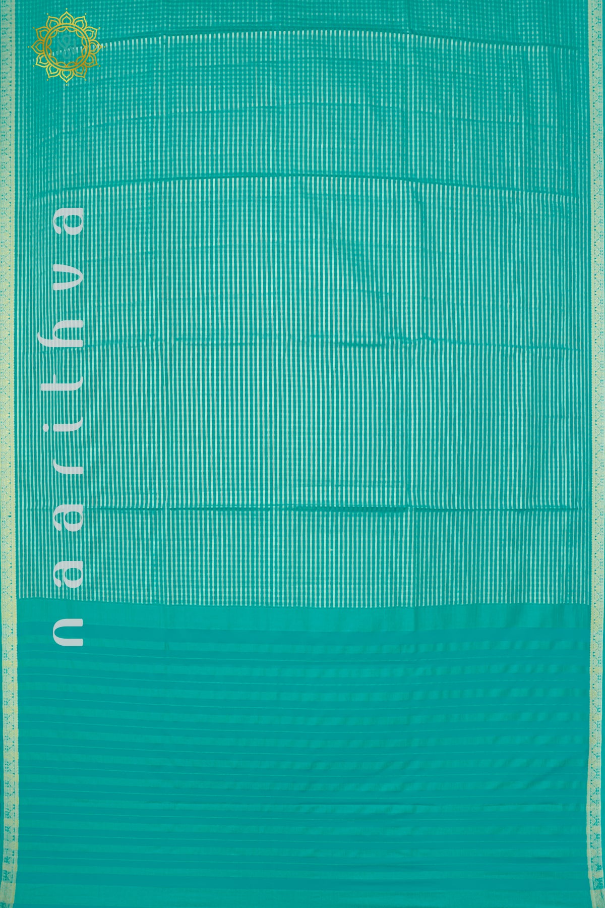 CYAN GREEN - SEMI MYSORE CREPE SILK