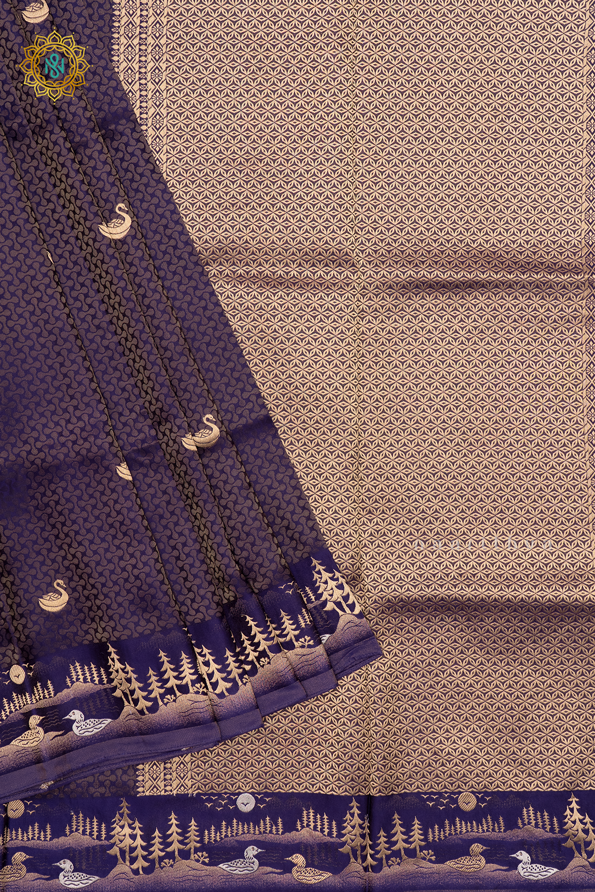 PURPLE - SATIN CREPE