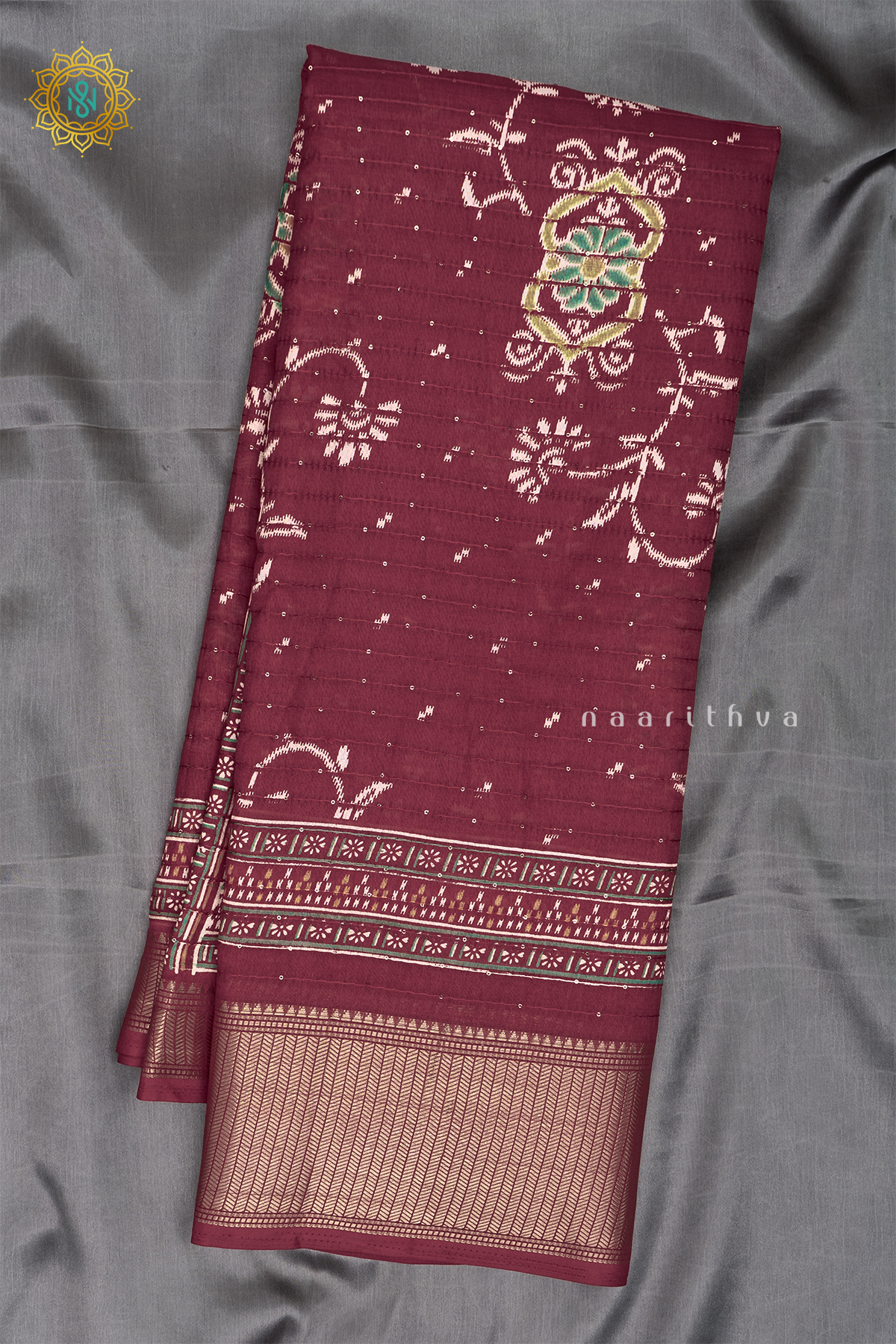 MAROON - DOLA SILK