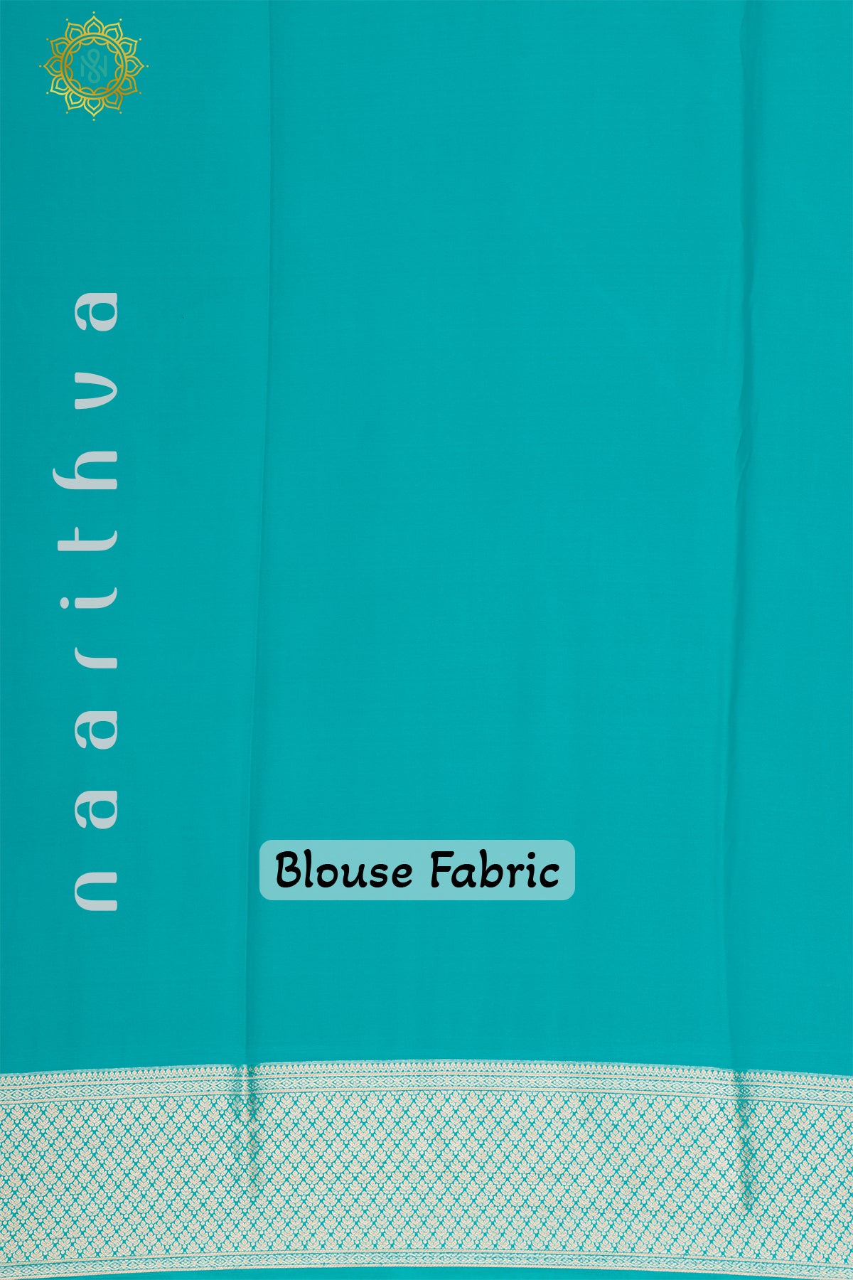 PISTA GREEN WITH CYAN GREEN - SEMI CREPE GEORGETTE