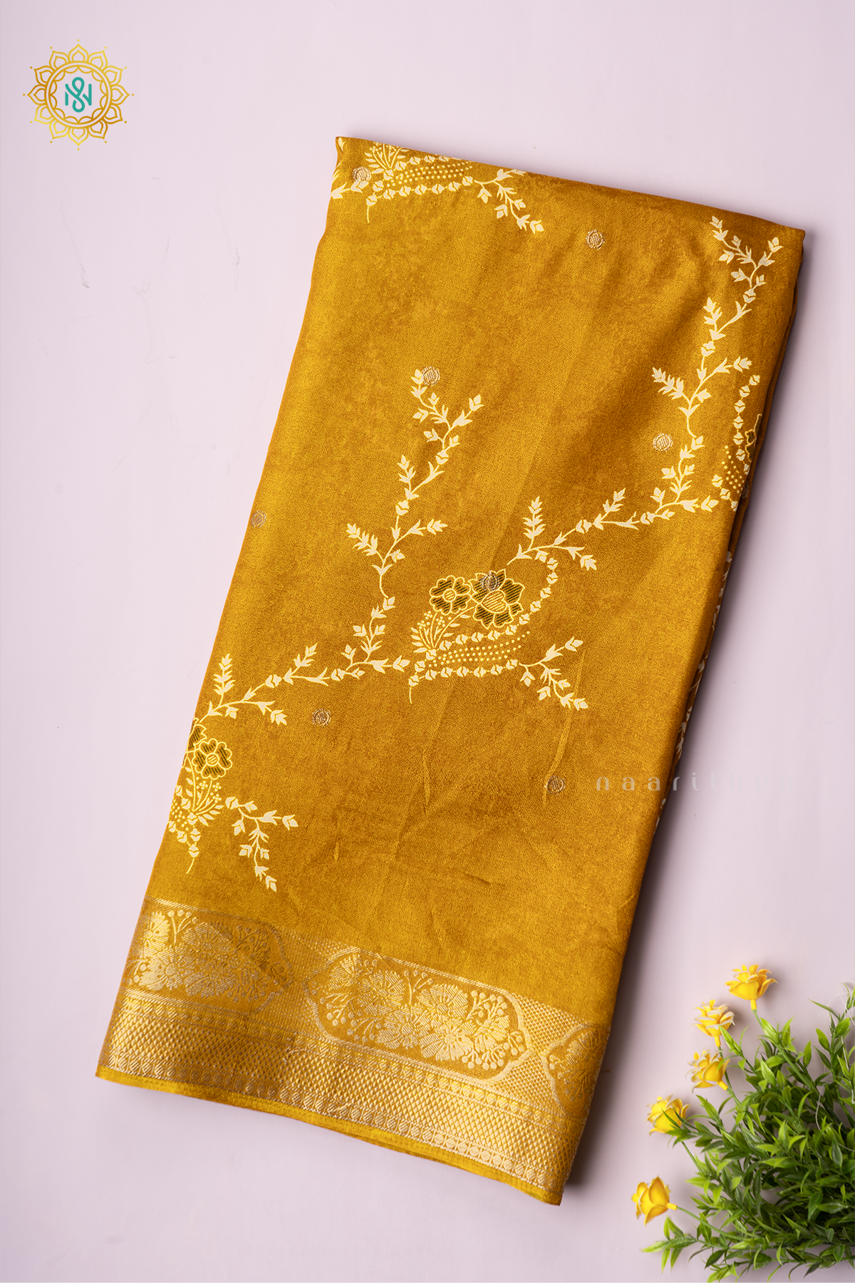 YELLOW - SEMI GEORGETTE