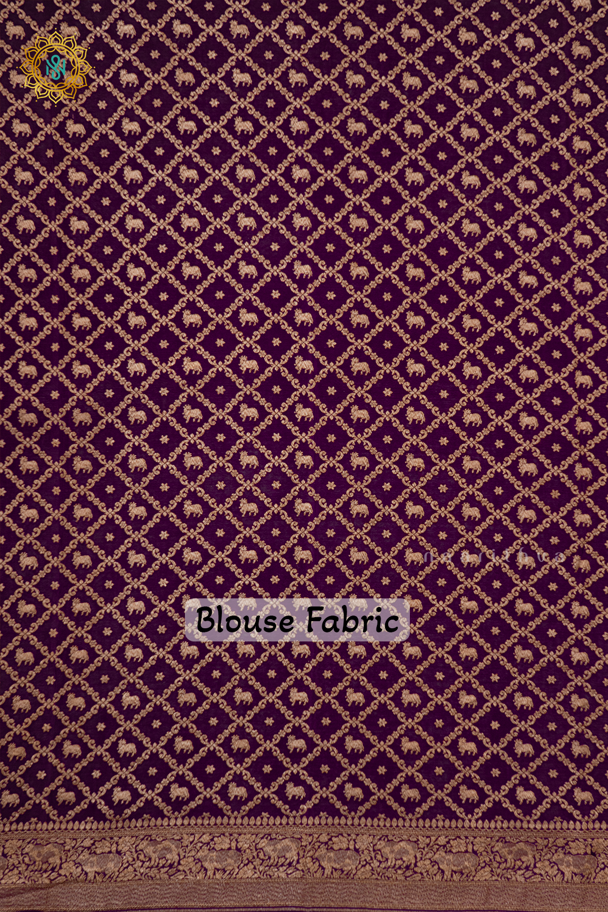 MANGO YELLOW WITH MAROON & WINE - PURE BANARASI CREPE SILK