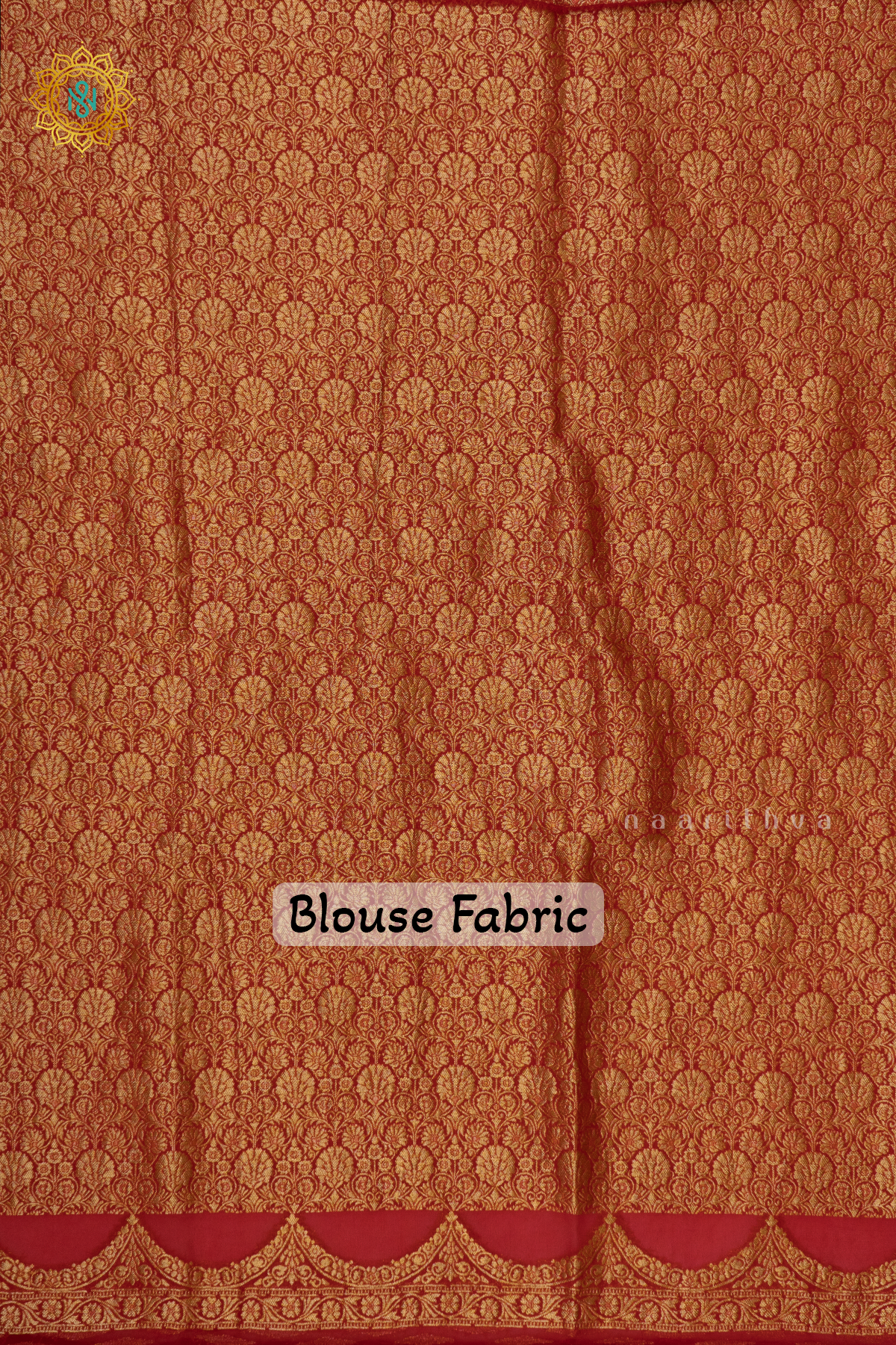 BLACK WITH RED - SEMI GEORGETTE