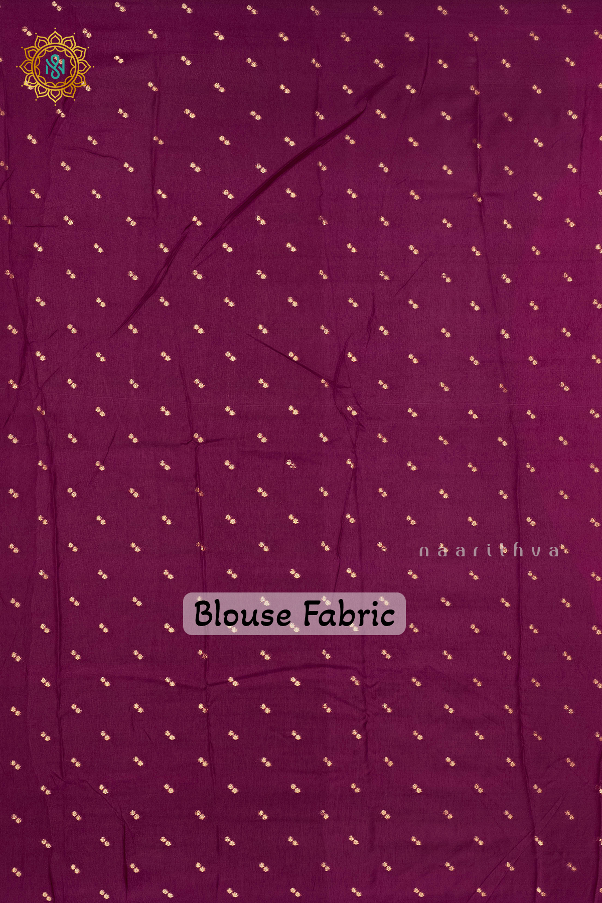 RANI PINK WITH WINE - SEMI CREPE SILK