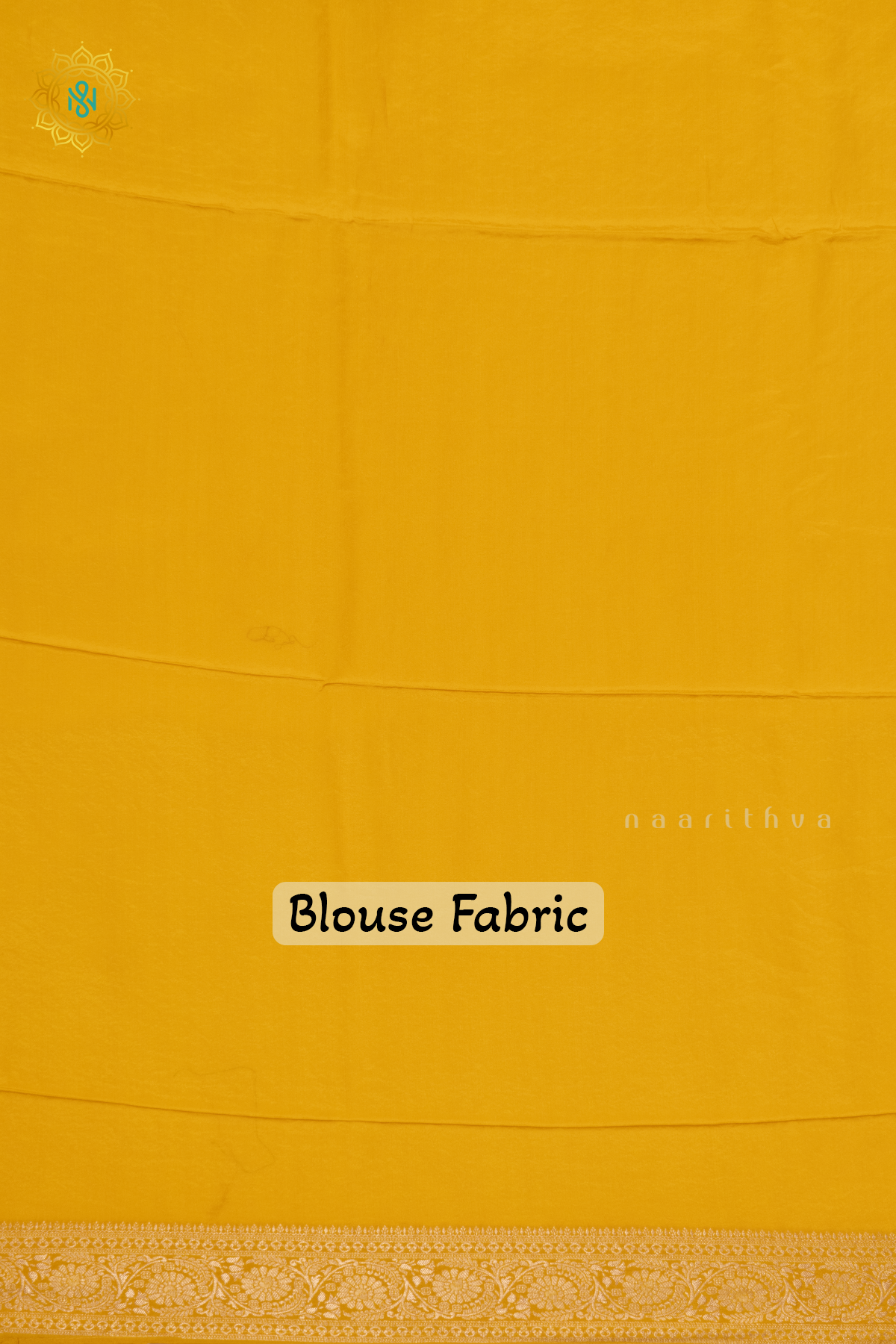 YELLOW - SEMI BANARASI CREPE