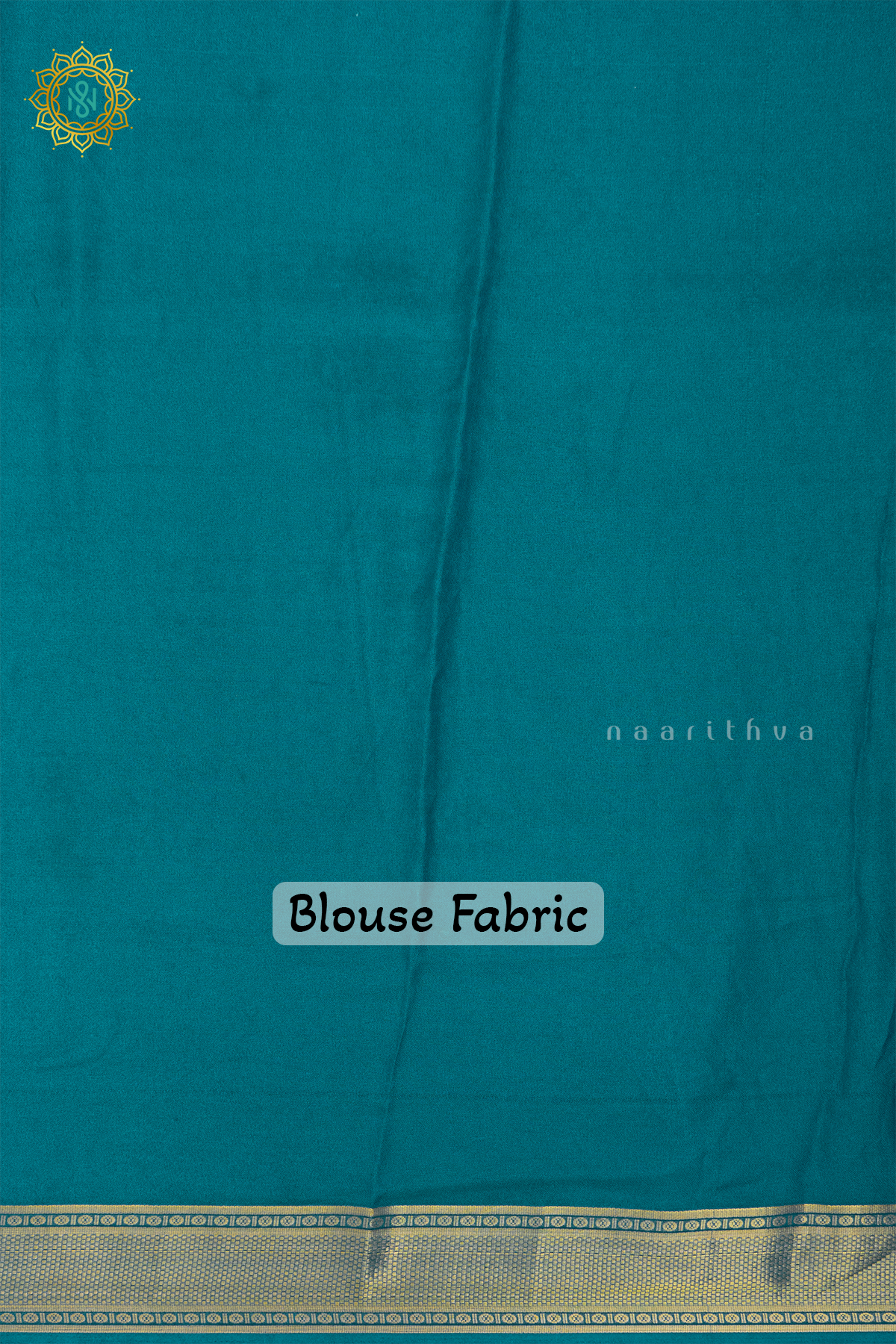BLACK WITH SKY BLUE - SEMI GEORGETTE