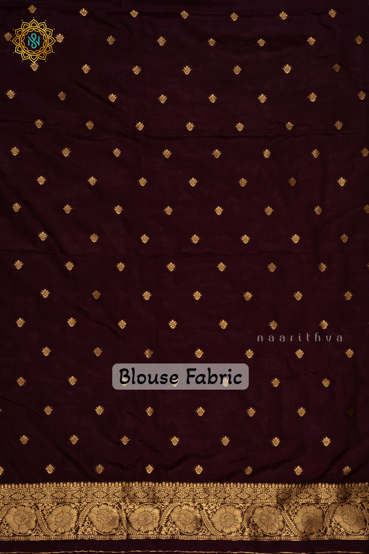 Lavender With Purple Semi Crepe Georgette Saree With Brocade Body And Contrast Zari Border