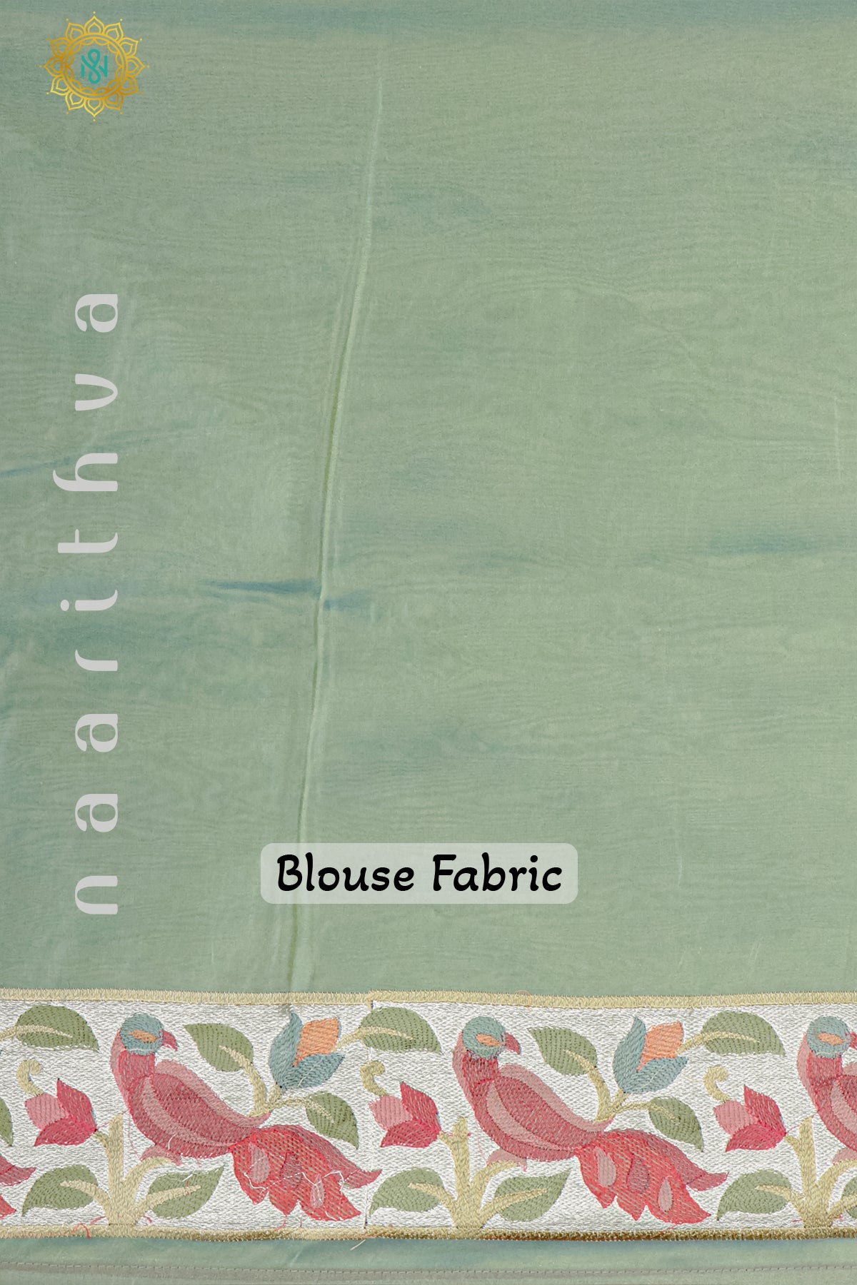 AQUA GREEN - ORGANZA TISSUE