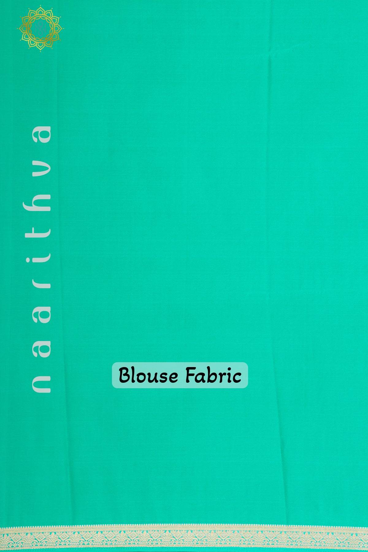 AQUA GREEN - SEMI MYSORE CREPE SILK