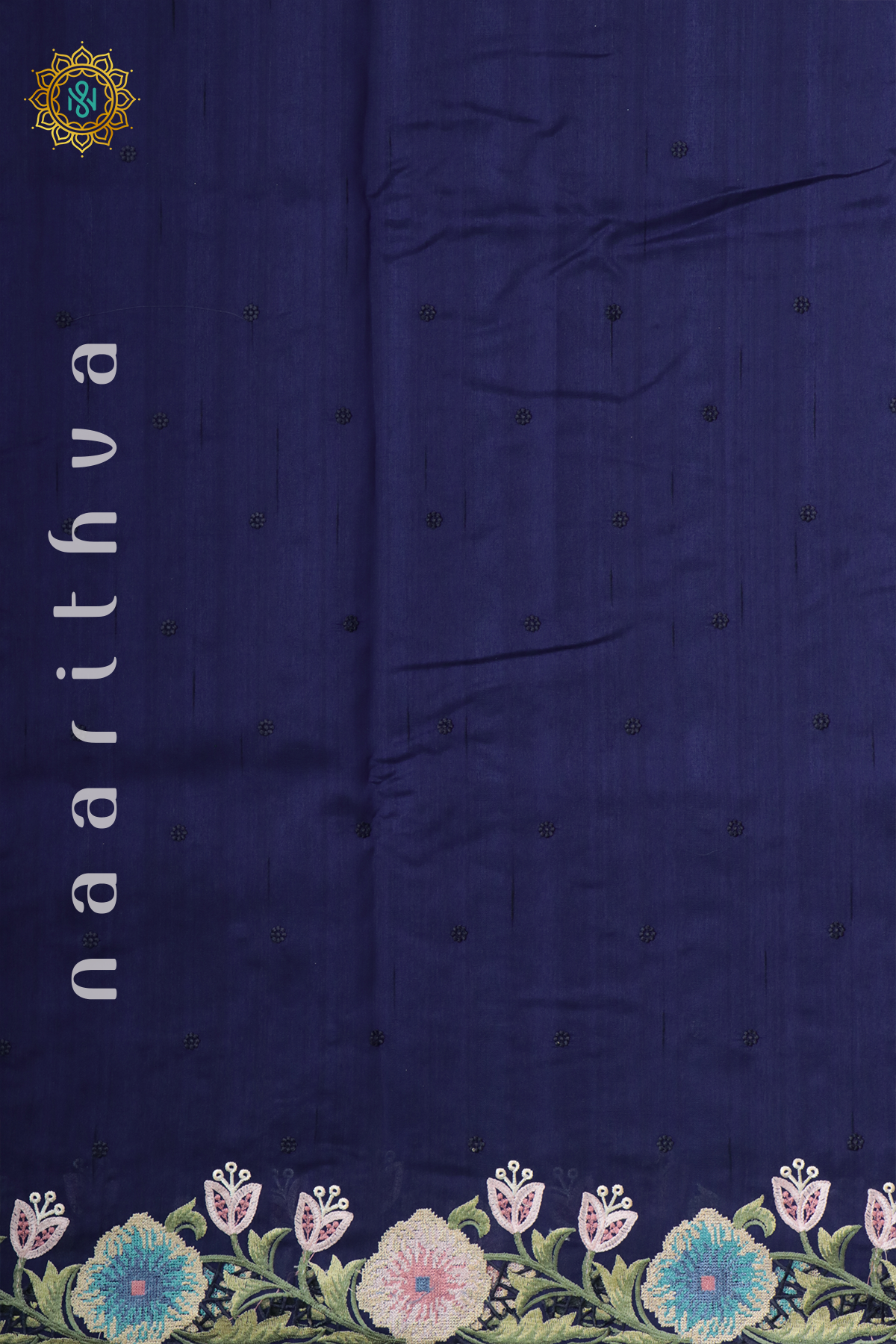 BLUE - SEMI TUSSAR SILK