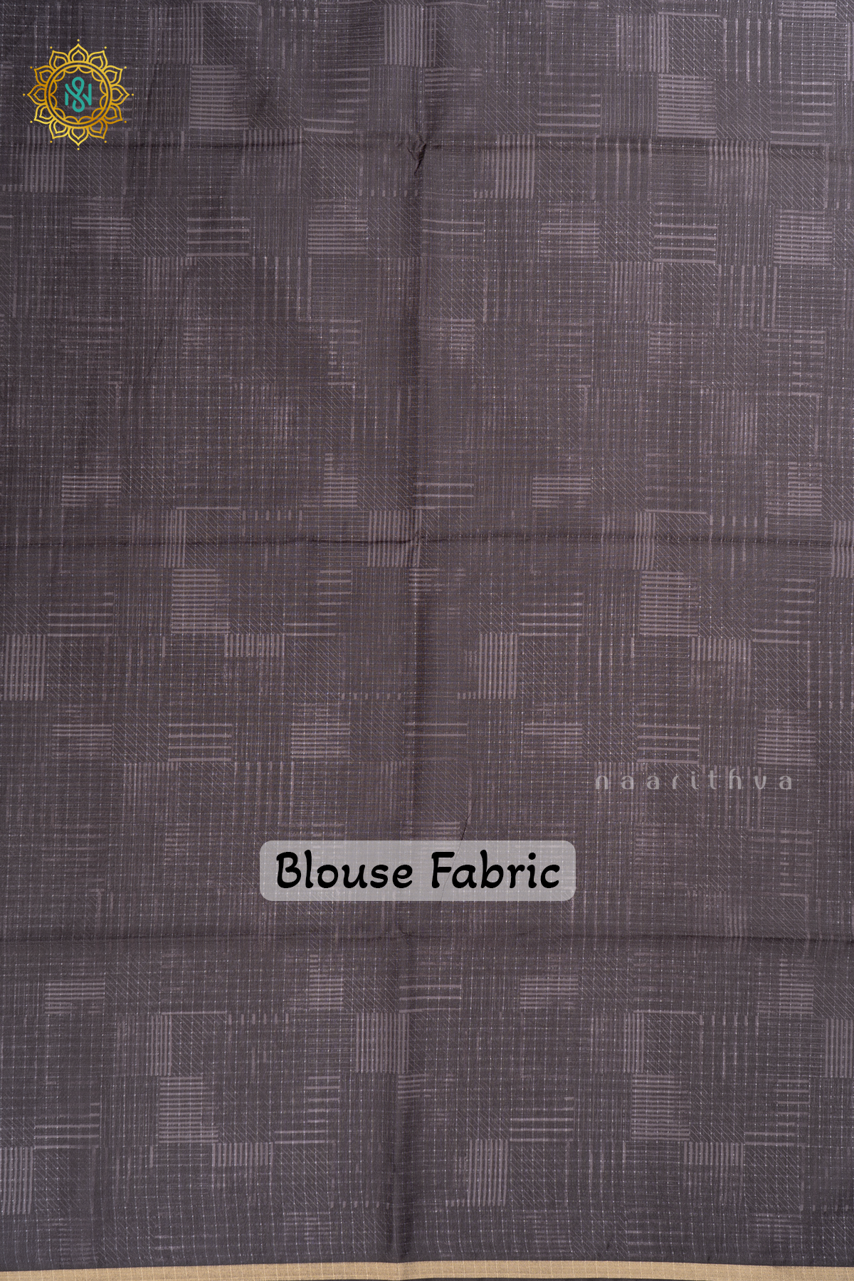 Black With Off White Semi Tussar Silk Saree With Printed Body And Tissue Border