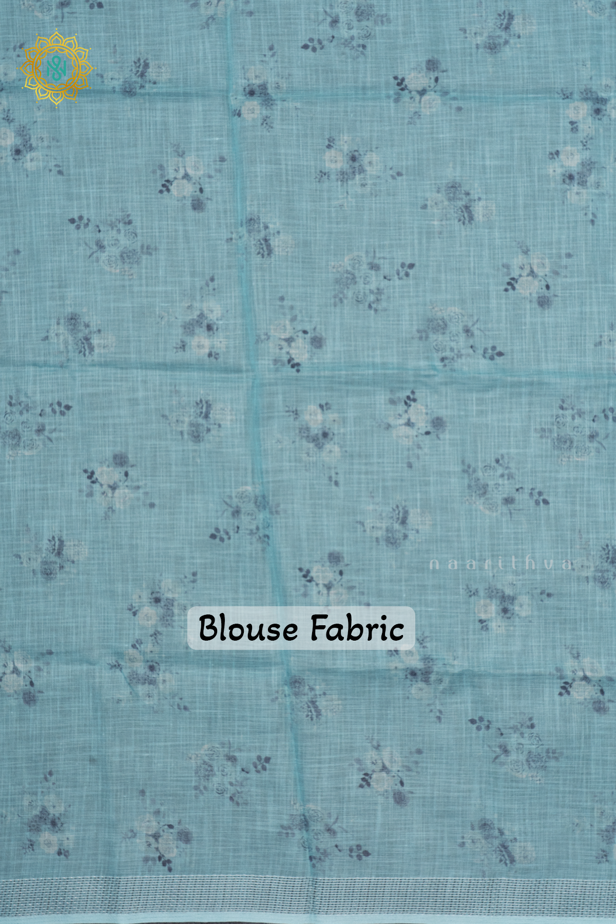 AQUA BLUE - LINEN BY COTTON